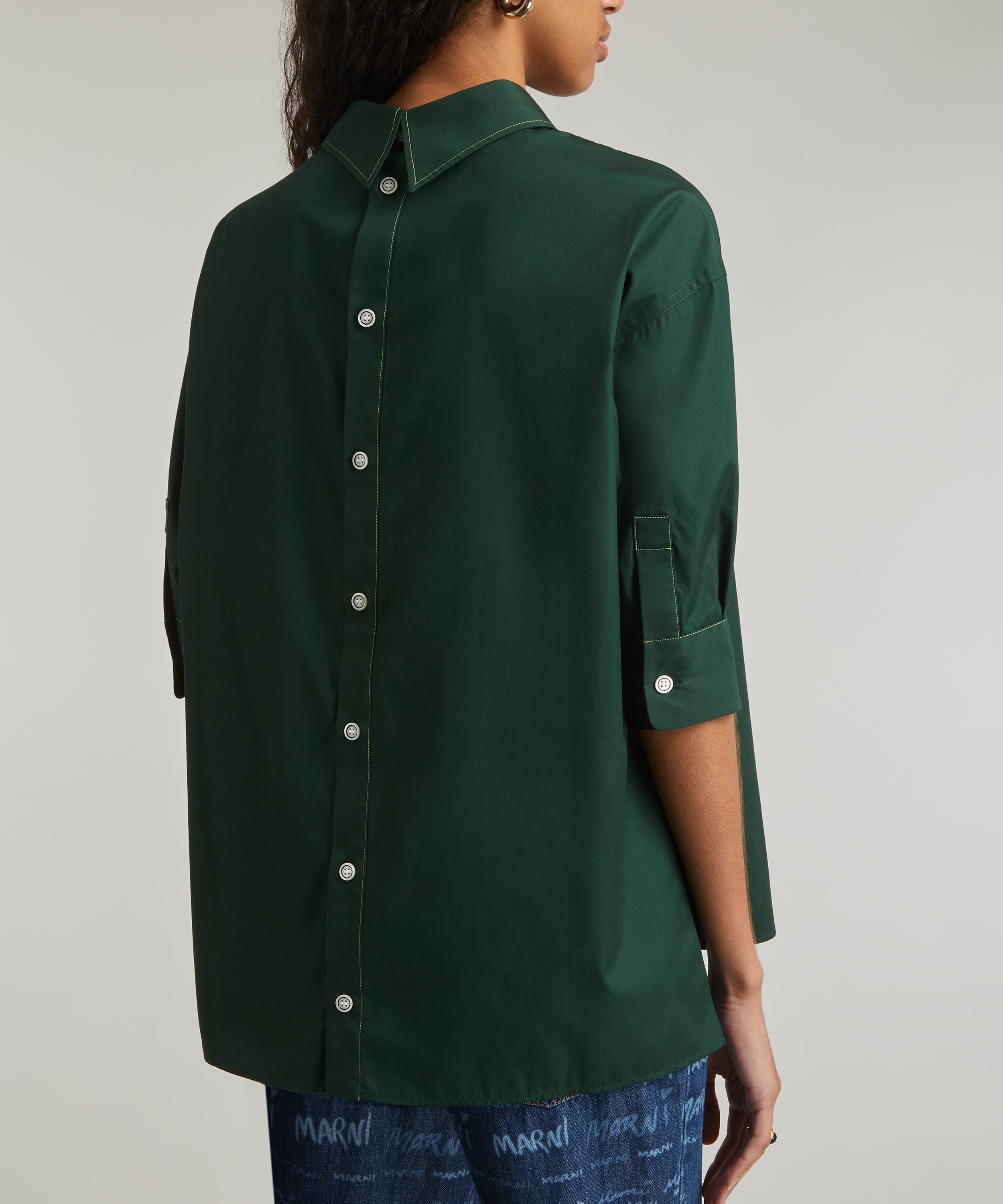 Marni Button-Back Cotton Poplin Shirt | Liberty