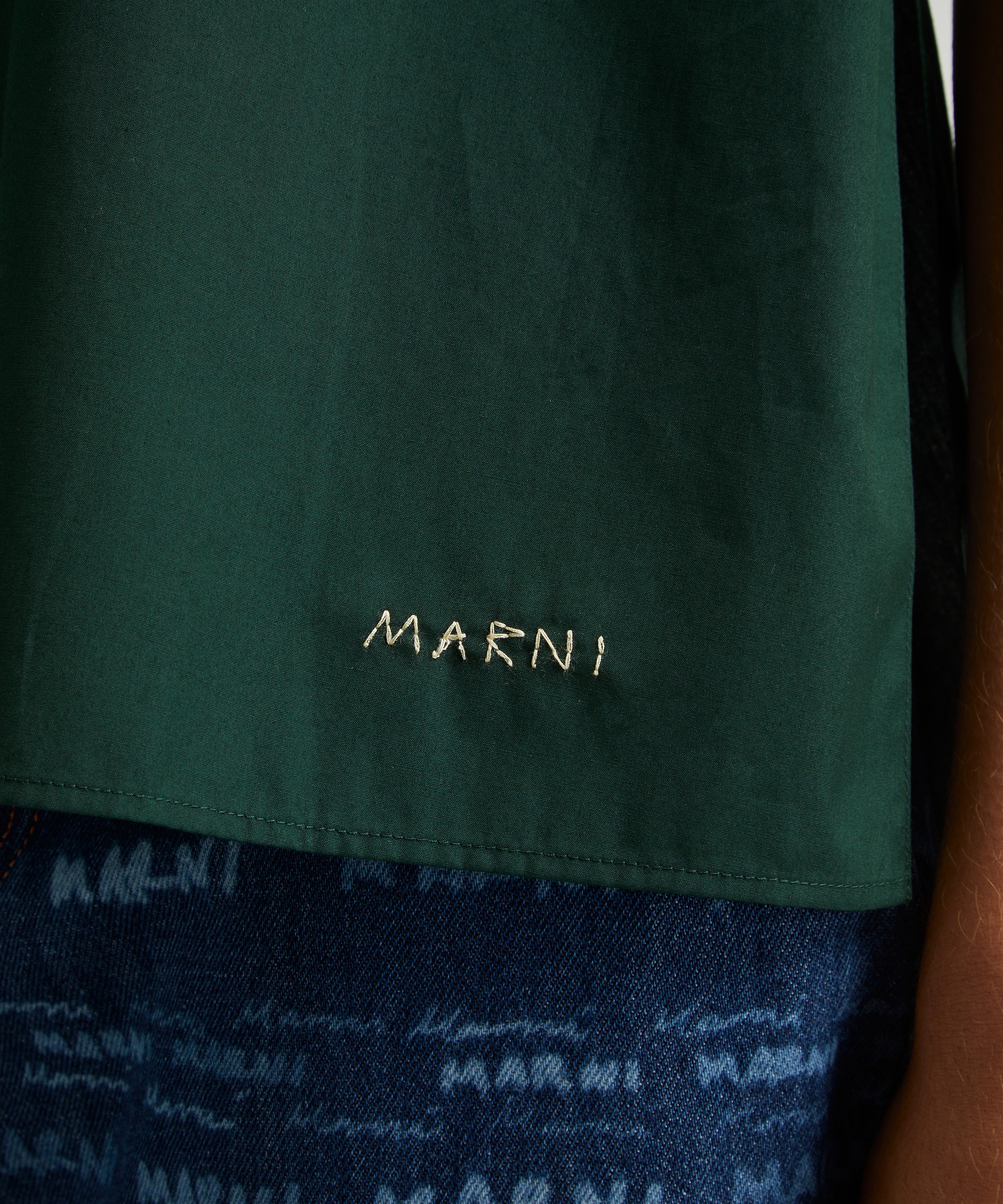 Marni Button-Back Cotton Poplin Shirt | Liberty