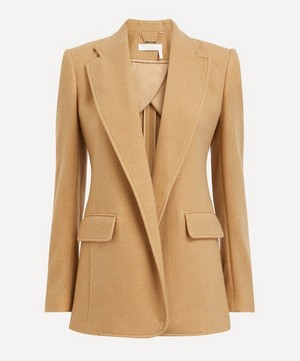 Chloé - Cashmere-Blend Buttonless Tailored Jacket image number 0