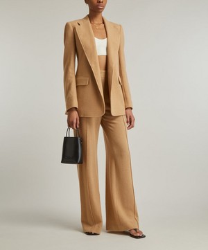 Chloé - Cashmere-Blend Buttonless Tailored Jacket image number 1
