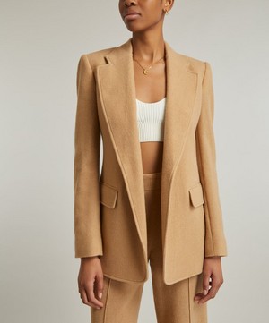 Chloé - Cashmere-Blend Buttonless Tailored Jacket image number 2