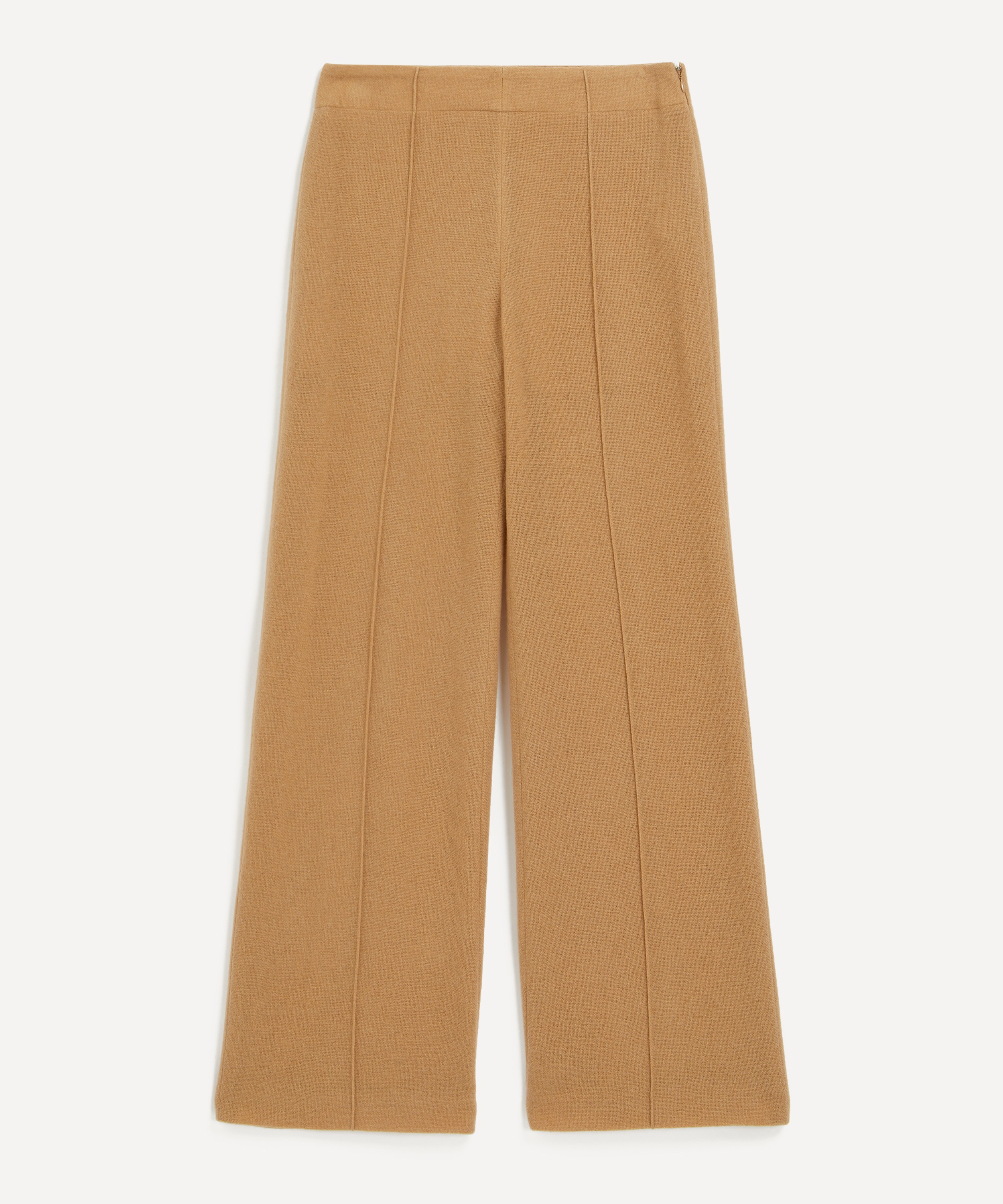 Chloé - Cashmere-Blend Wide Leg Trousers image number 0