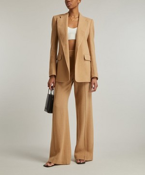 Chloé - Cashmere-Blend Wide Leg Trousers image number 1