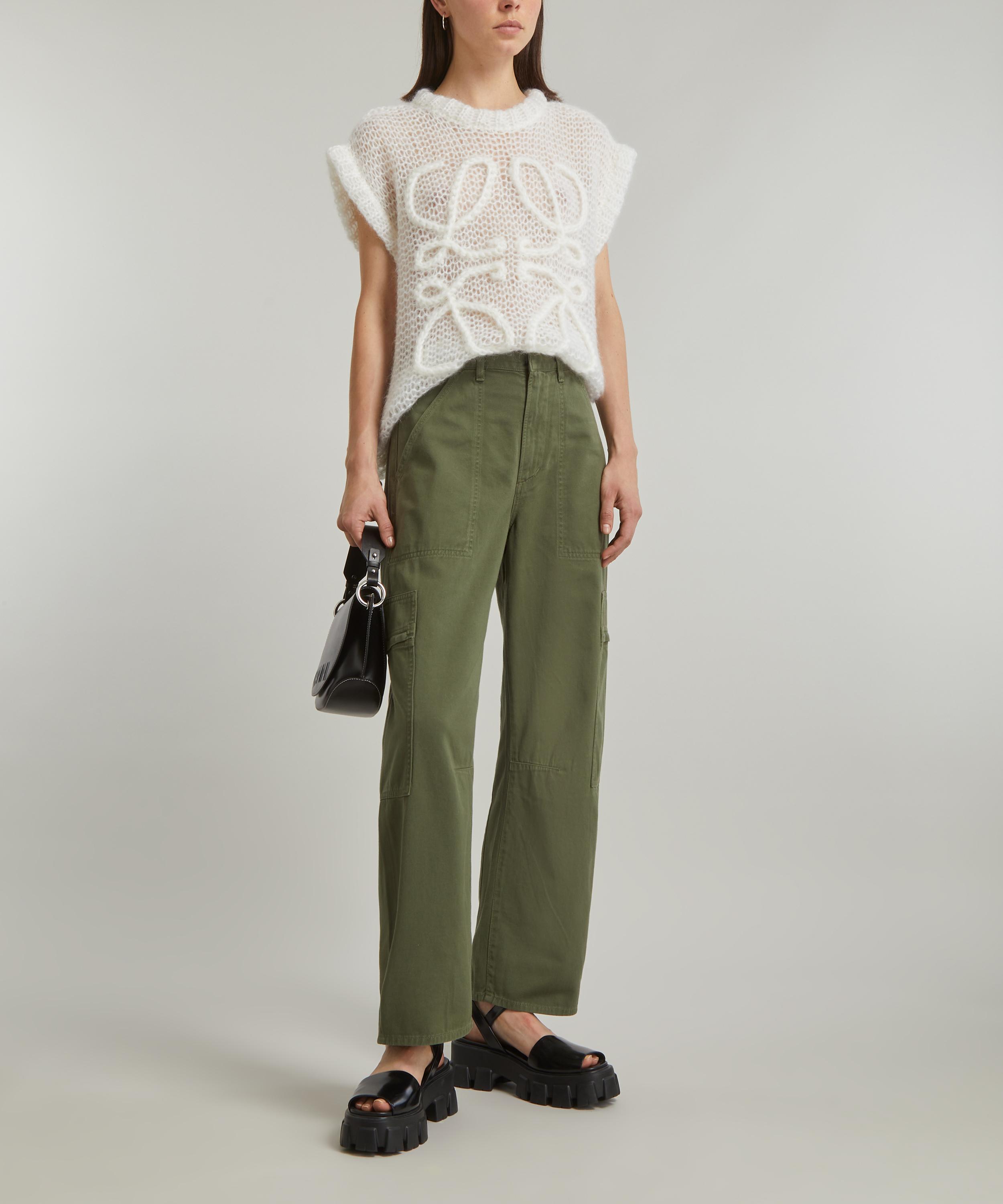 TOTEME Sateen straight-leg pants