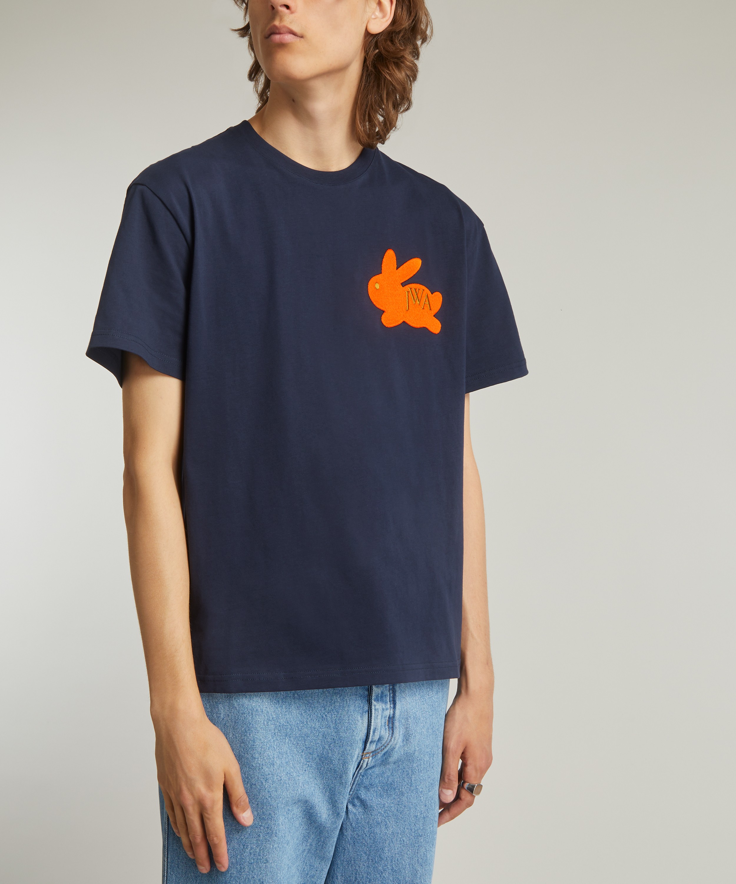 JW Anderson Bunny Embroidered Logo T-Shirt | Liberty