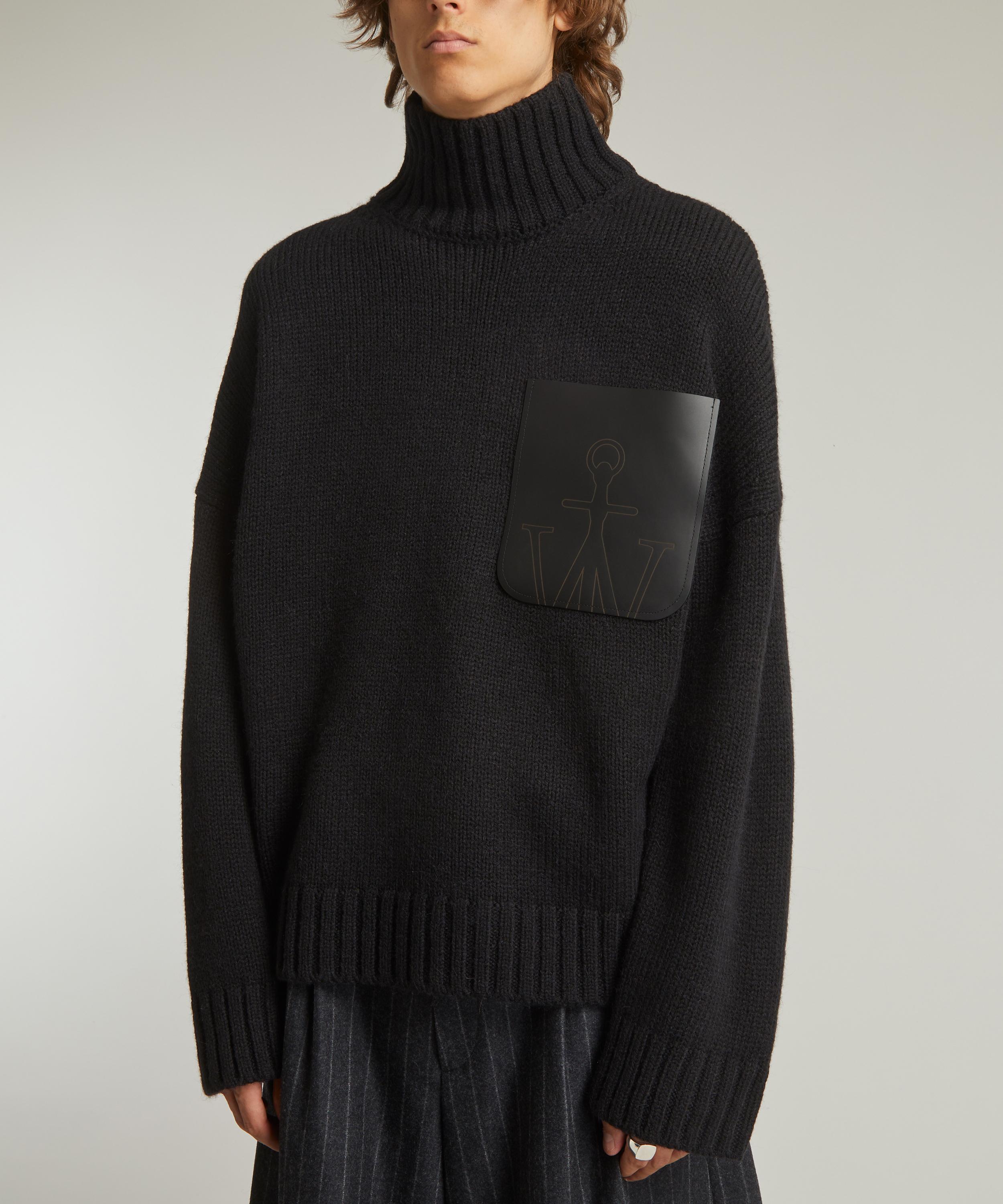 JW Anderson - Leather Patch Pocket Jumper image number 2