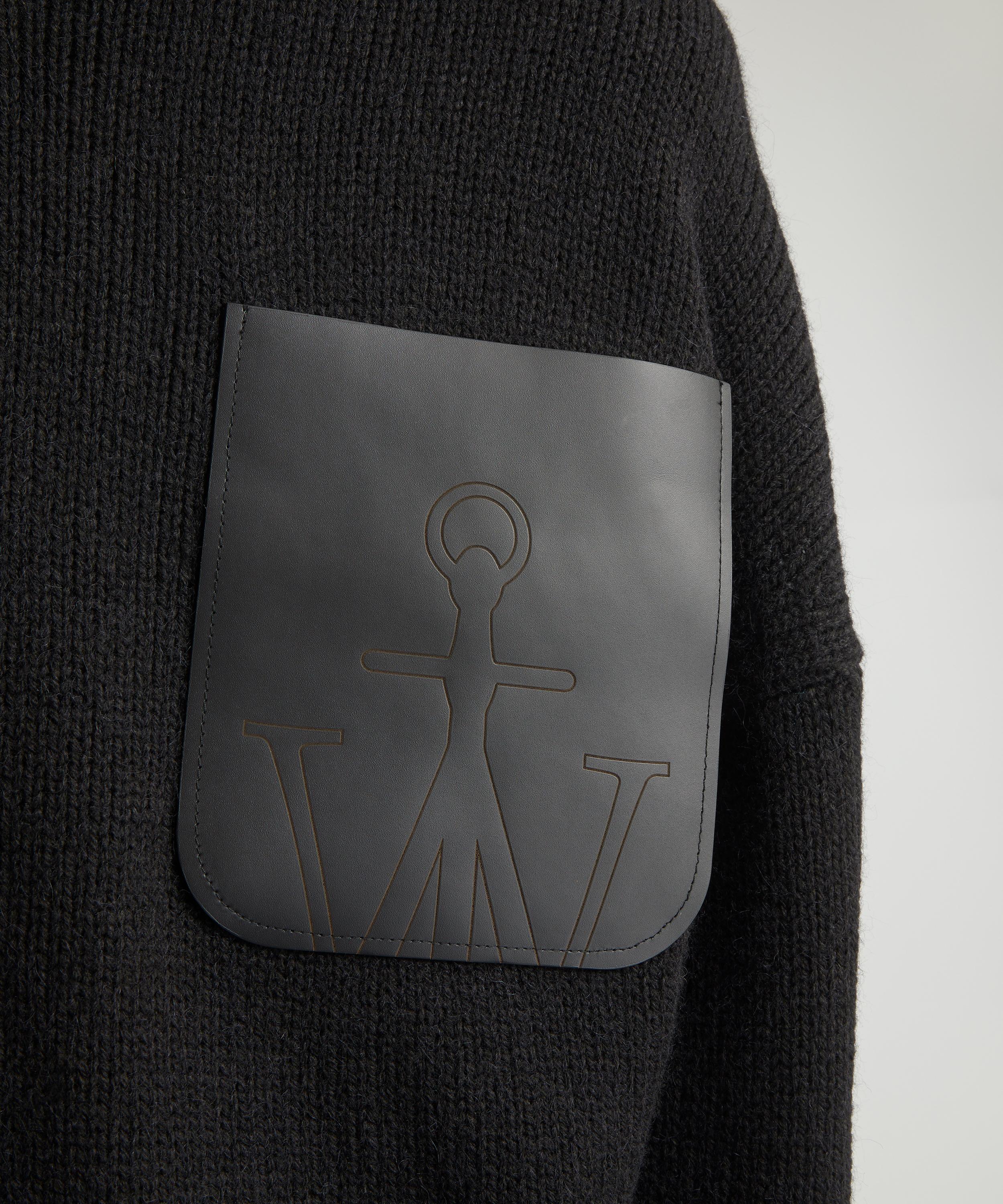 JW Anderson - Leather Patch Pocket Jumper image number 4