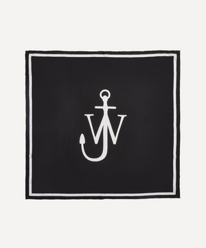 JW Anderson - Anchor Logo Silk Scarf image number 1