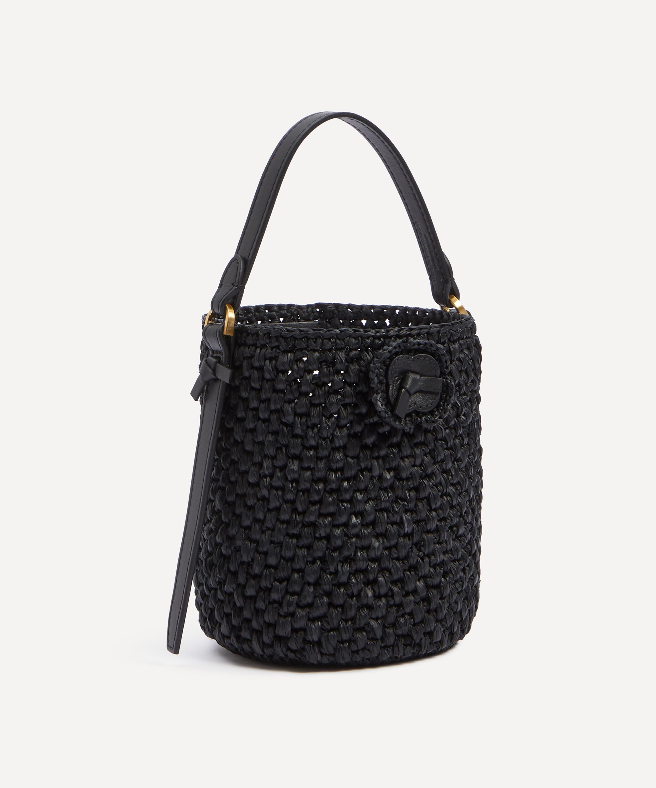 Liberty - Raffia Mini Antana Bucket Bag image number 2