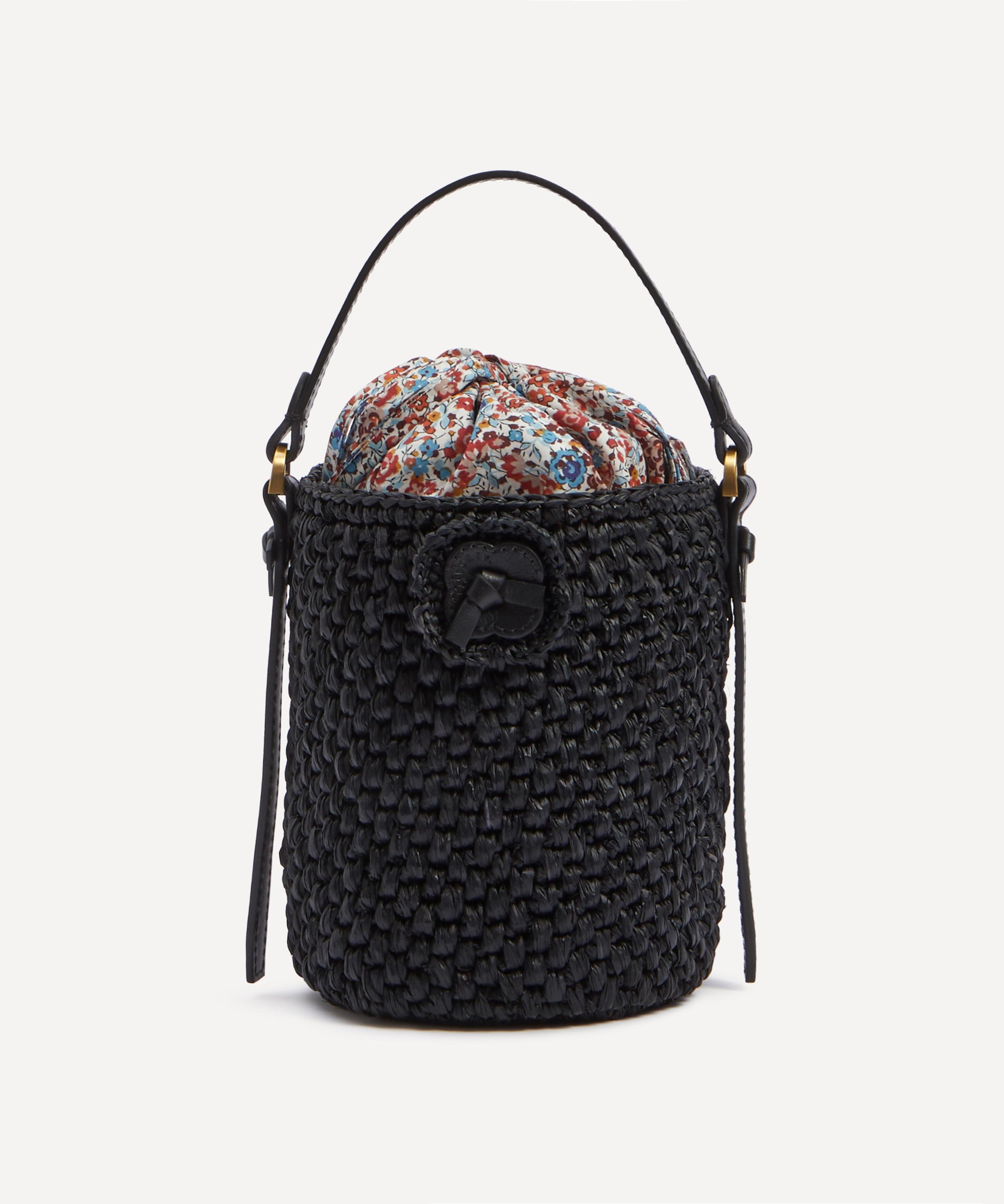 Liberty - Raffia Mini Antana Bucket Bag image number 5