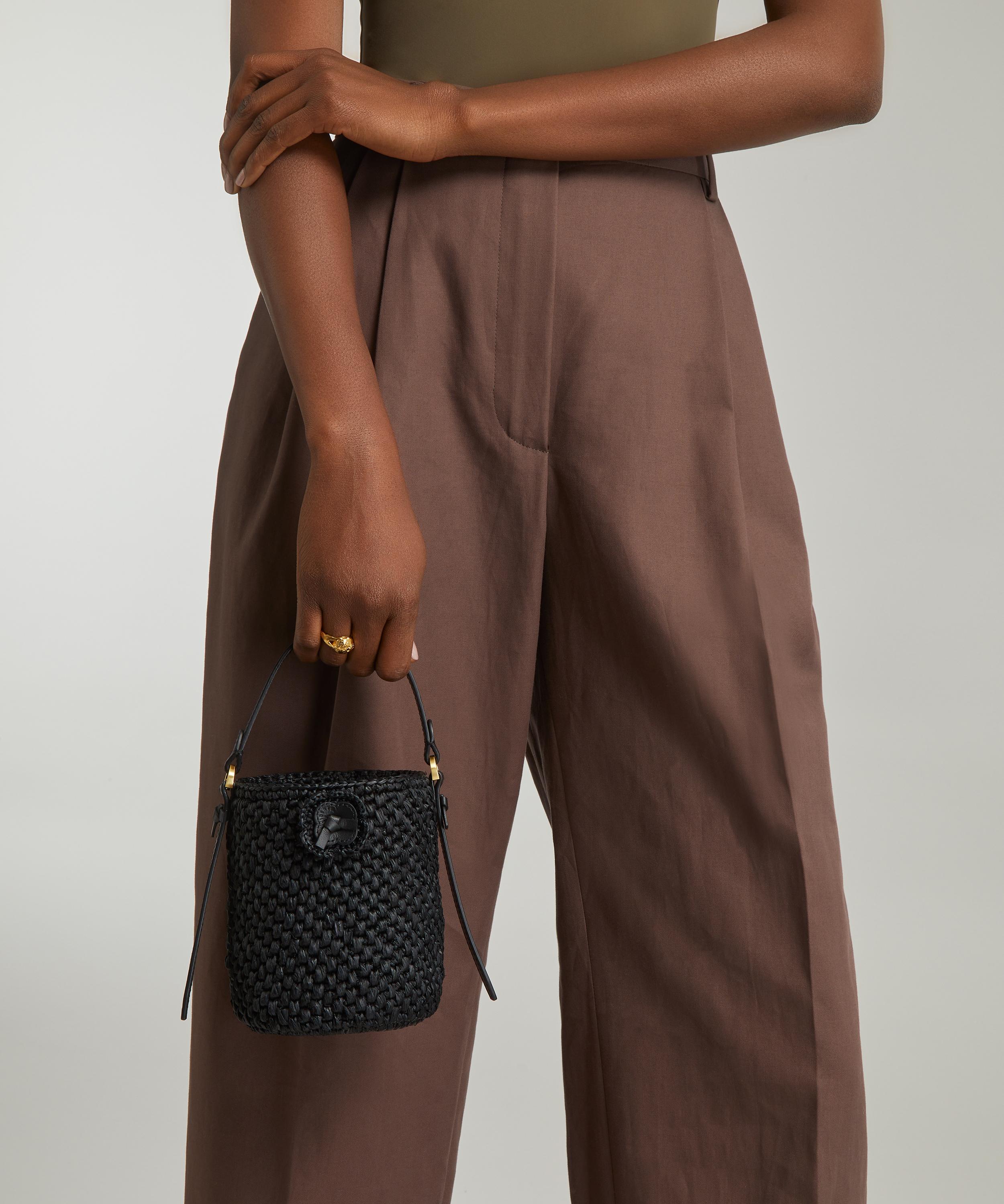 Liberty - Raffia Mini Antana Bucket Bag image number 6
