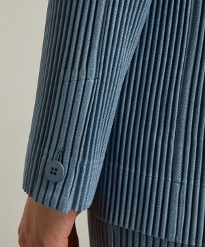 HOMME PLISSÉ ISSEY MIYAKE - KERSEY PLEATS Tailored Jacket image number 4