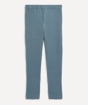 HOMME PLISSÉ ISSEY MIYAKE - KERSEY PLEATS Straight Trousers image number 0
