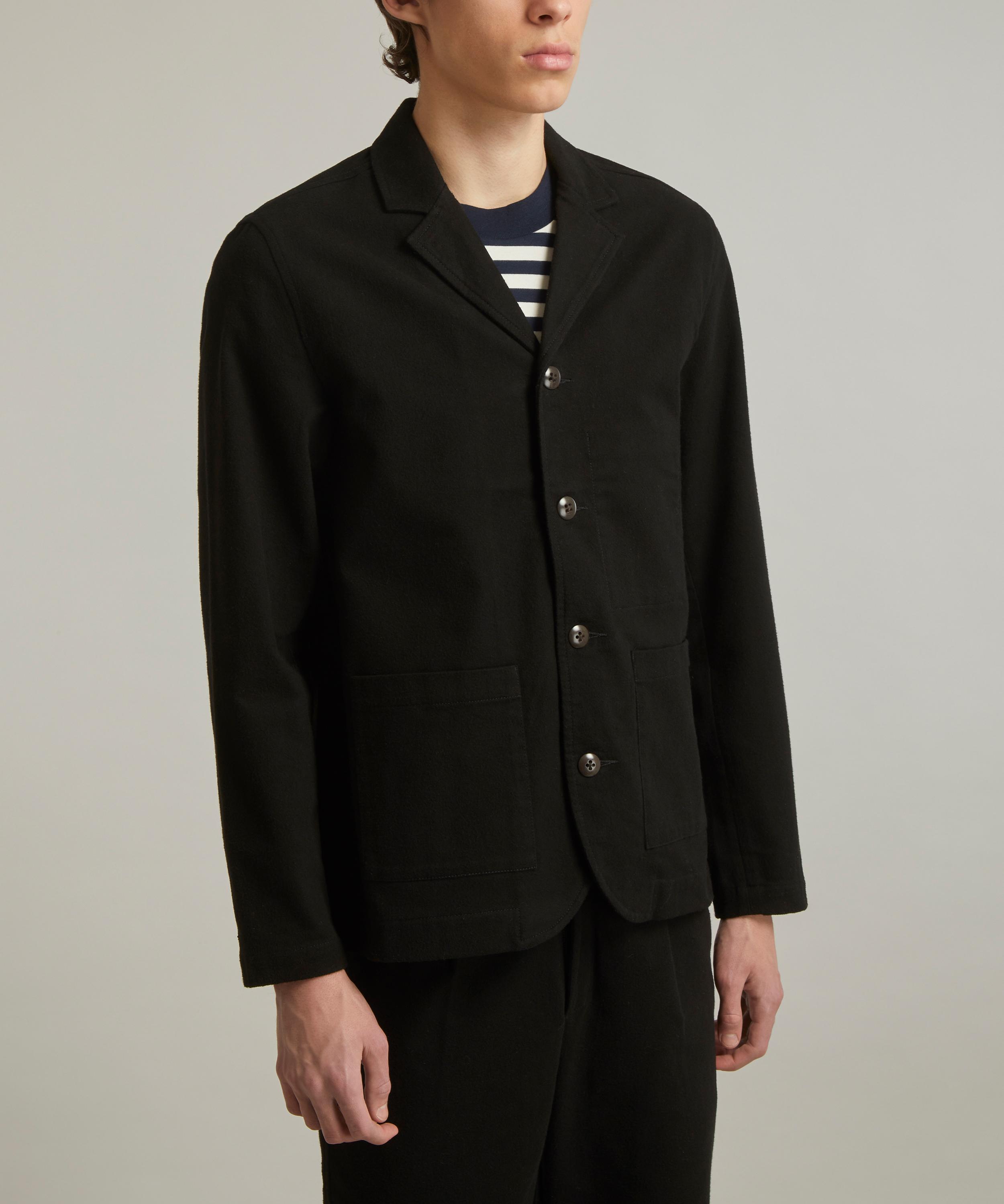 Folk - Black Moleskin Patch Jacket image number 2