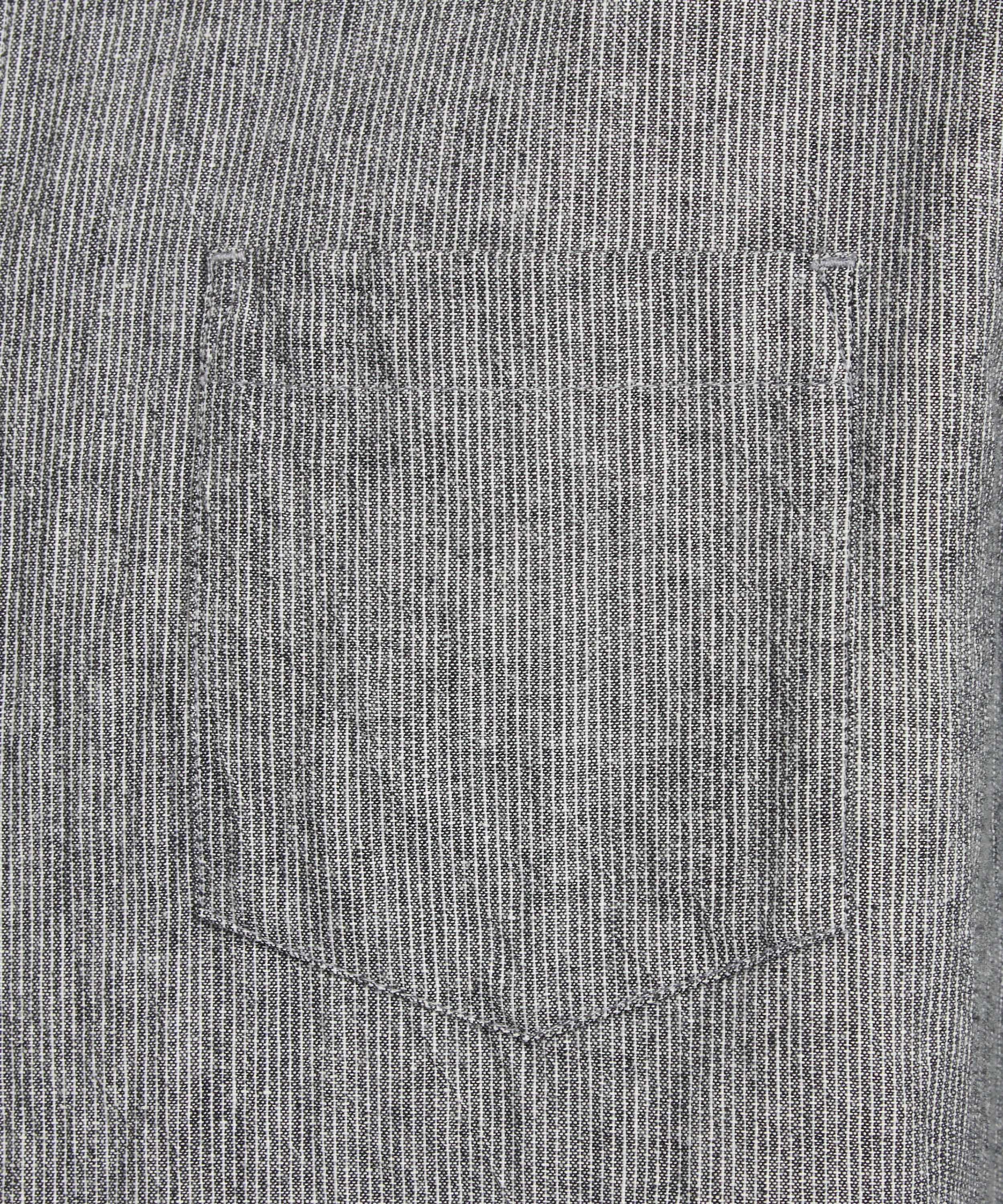 Folk - Black Microstripe Relaxed Fit Shirt image number 4