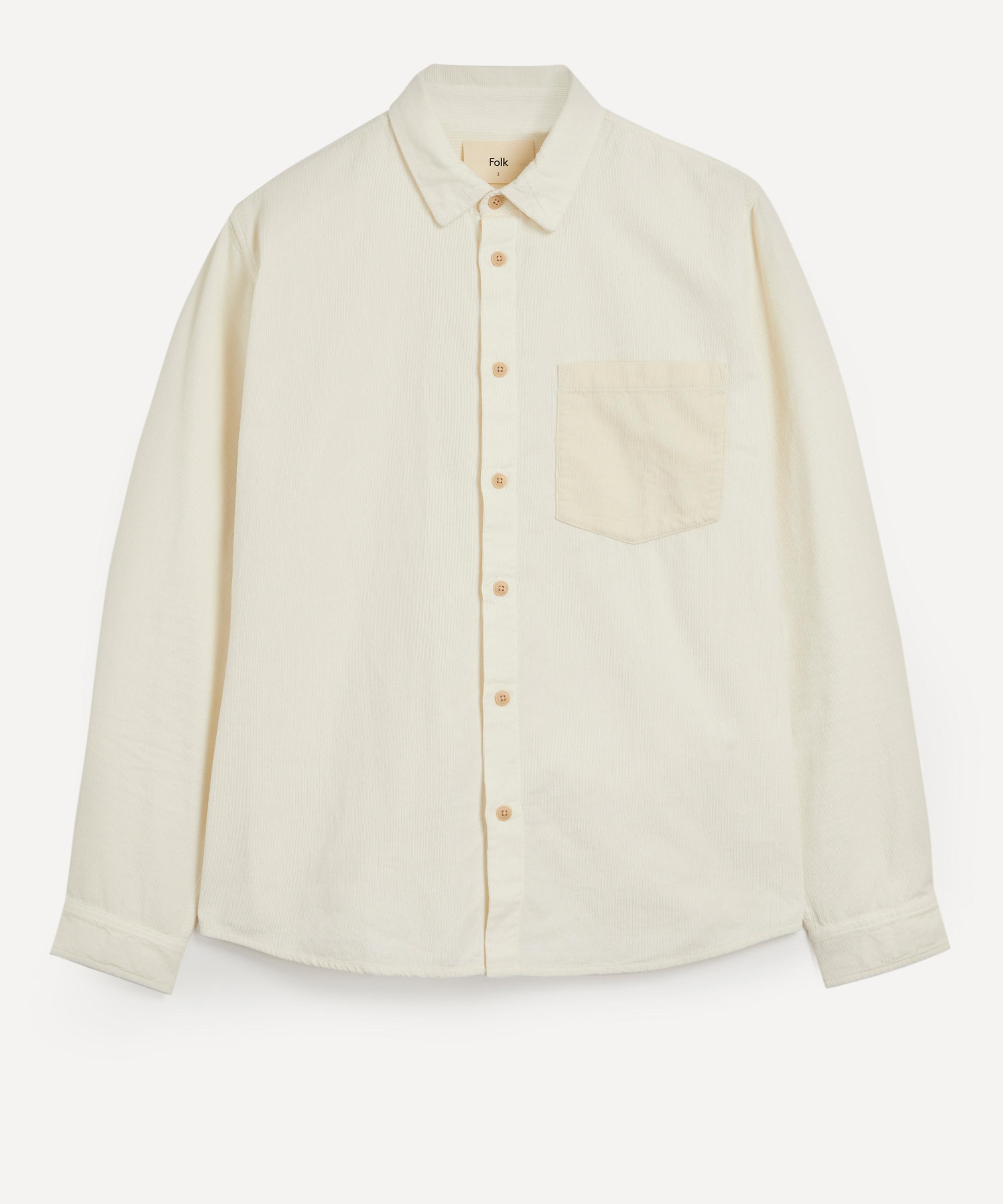 Folk - Two-Tone Baby Cord Overshirt image number 0