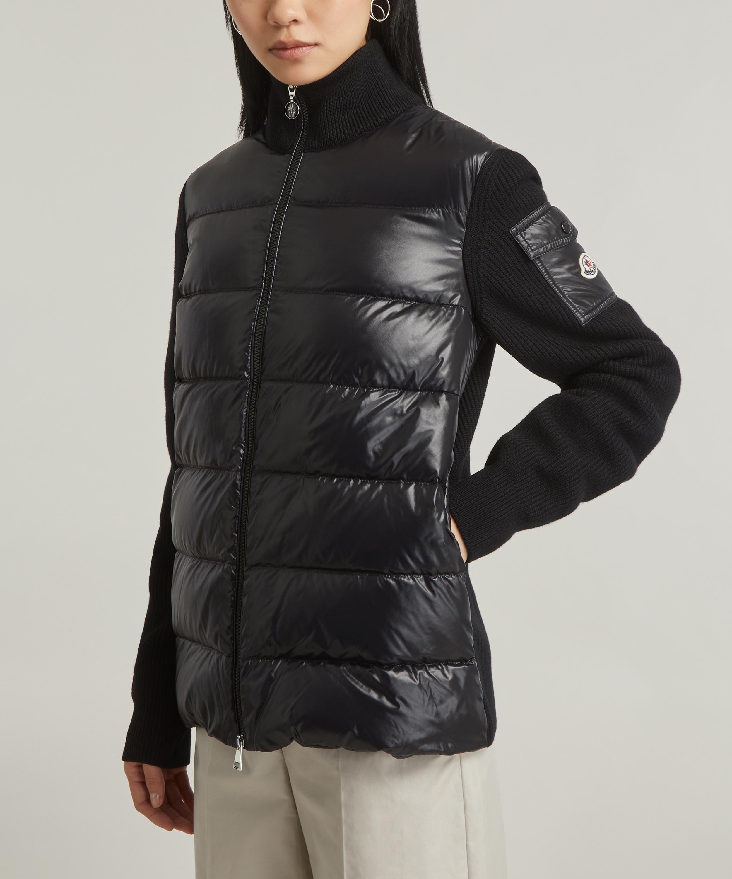 Graphic Padded Wool Cardigan by Moncler