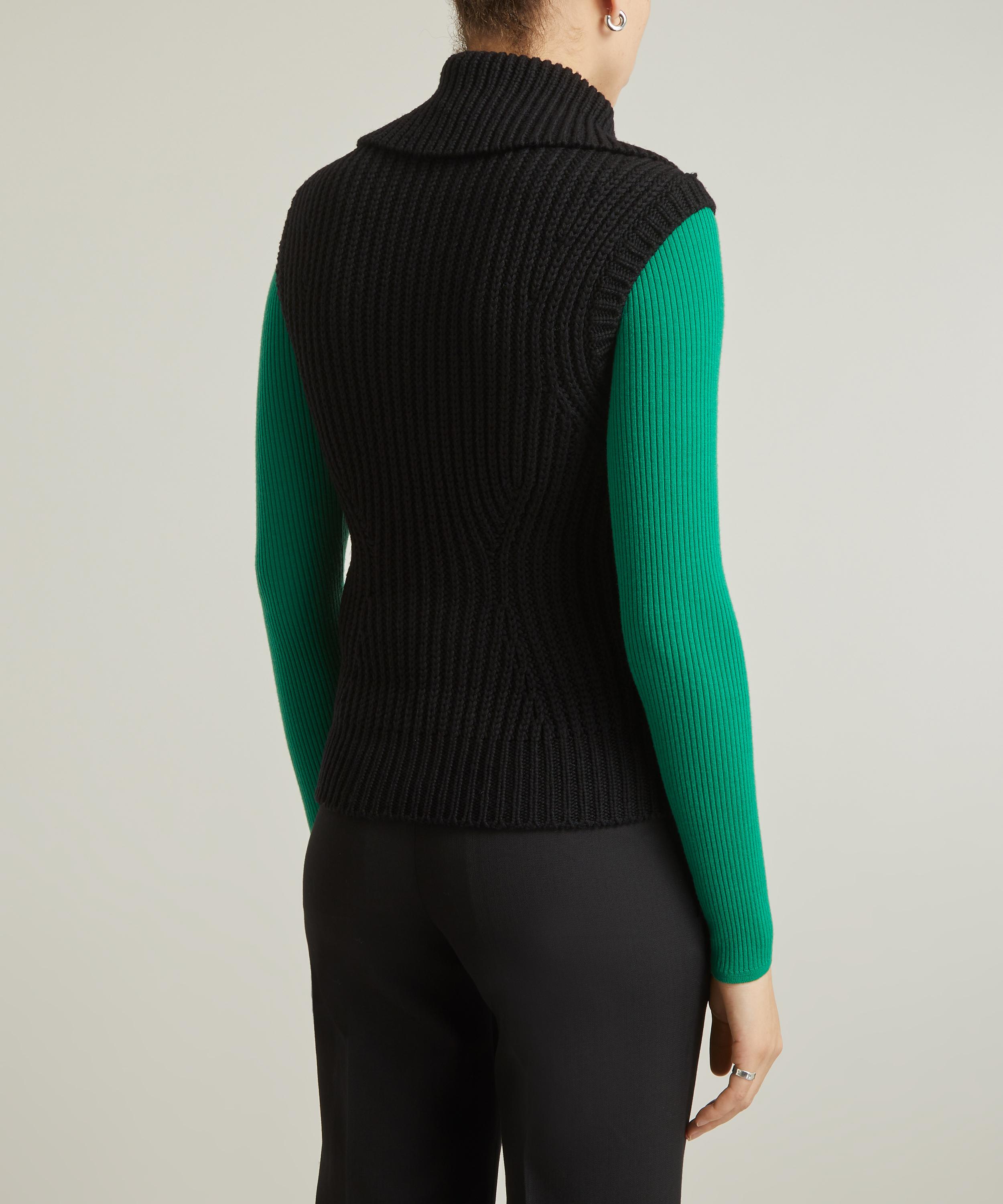Moncler - Padded Wool Gilet image number 3