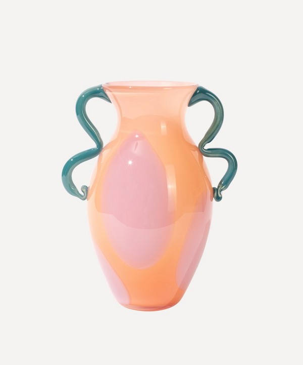 Vaisselle - Glass Vase with Two Handles