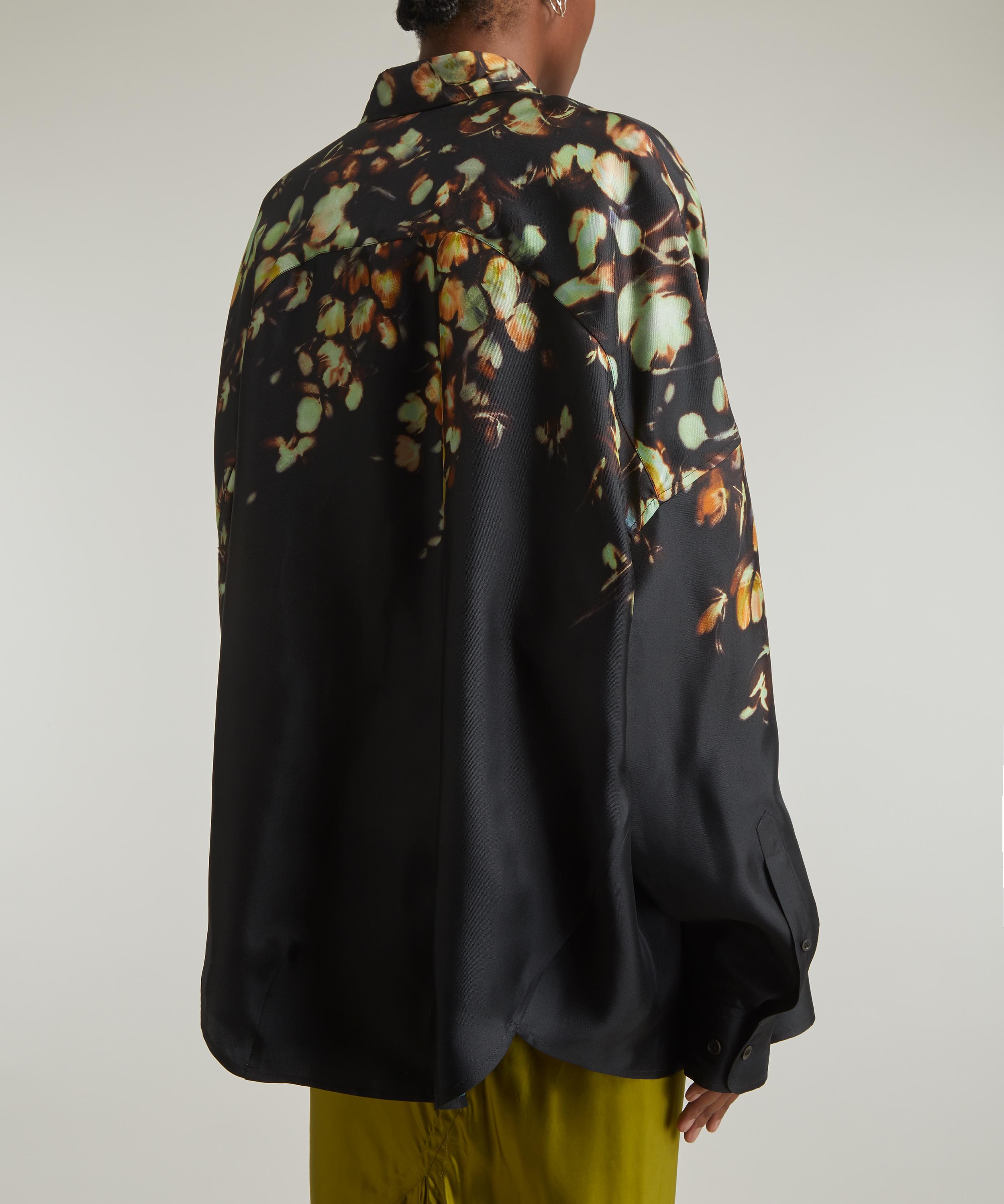 Dries Van Noten - Casia Silk Cocoon Shirt image number 3