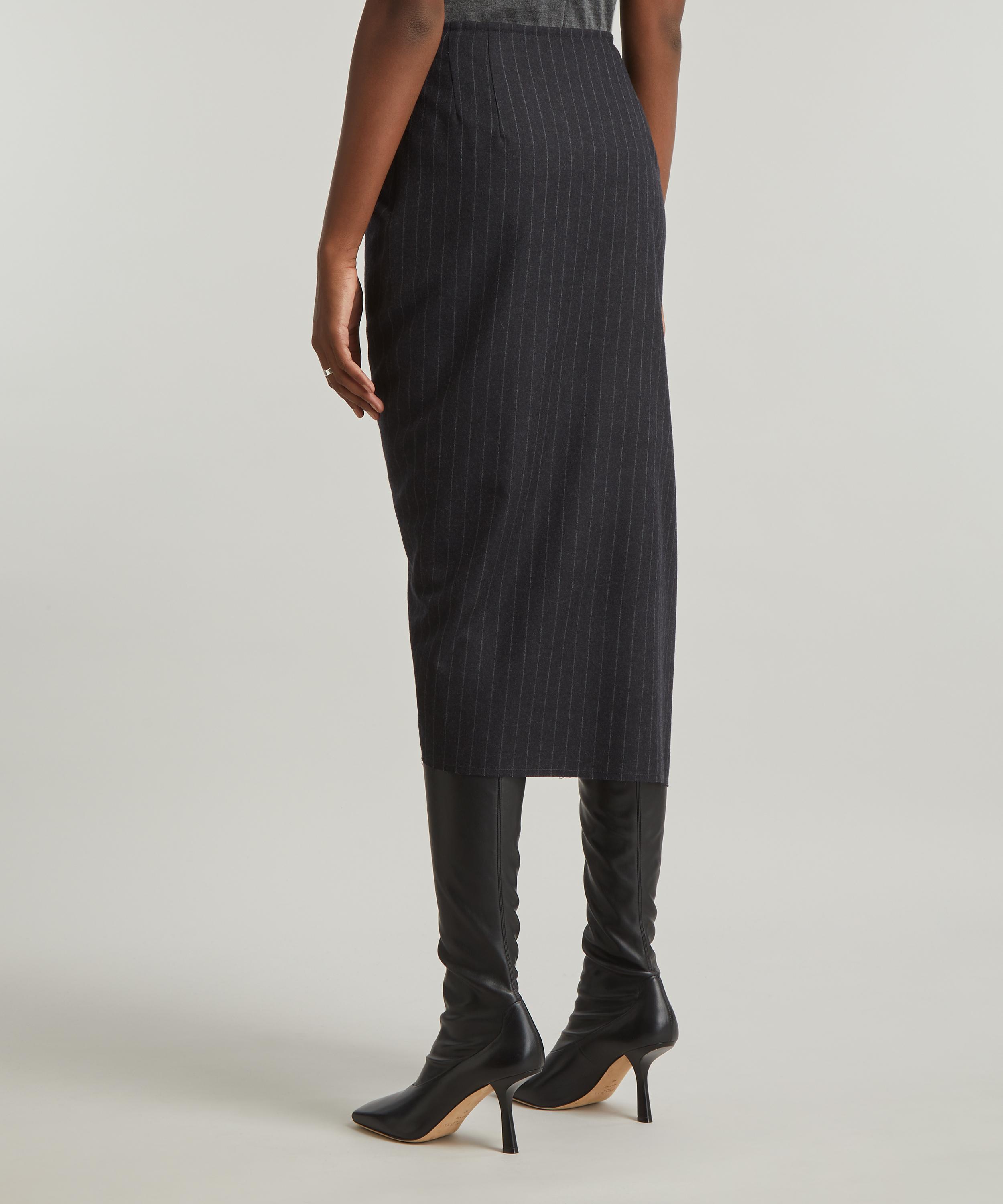 Dries Van Noten - Sinam Ruffled Wool Skirt image number 3