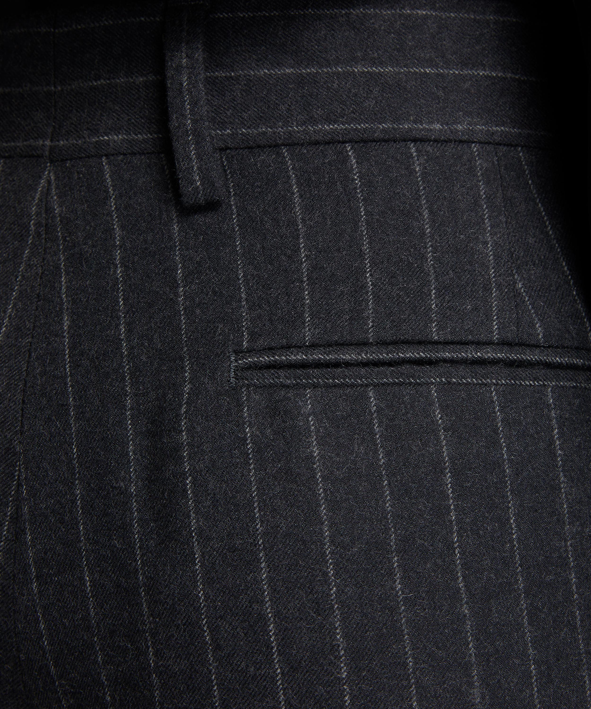 Dries Van Noten - Pinstripe Wool Trousers image number 4