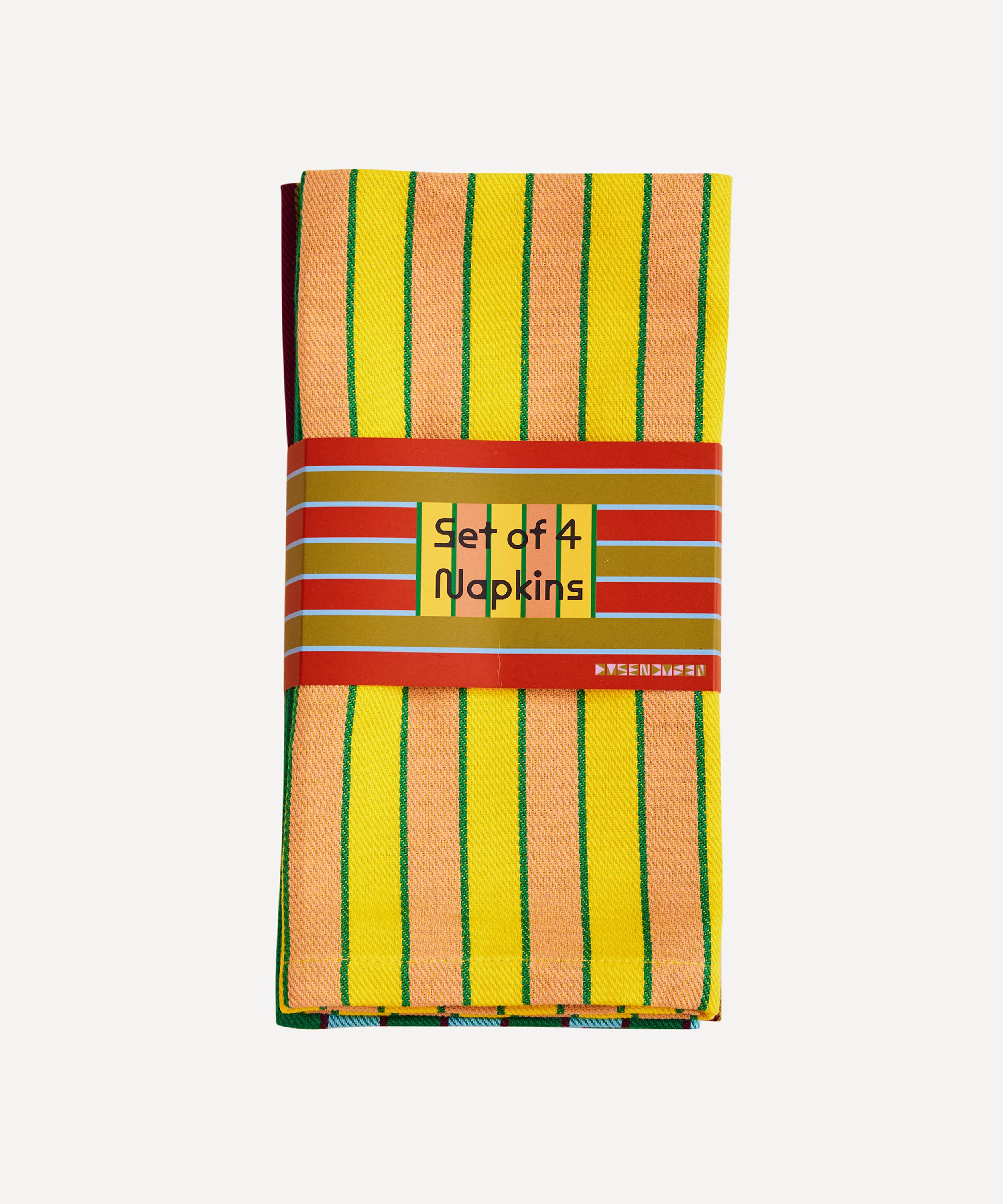 Dusen Dusen - Herb Stripe Napkins Set of Four image number 2