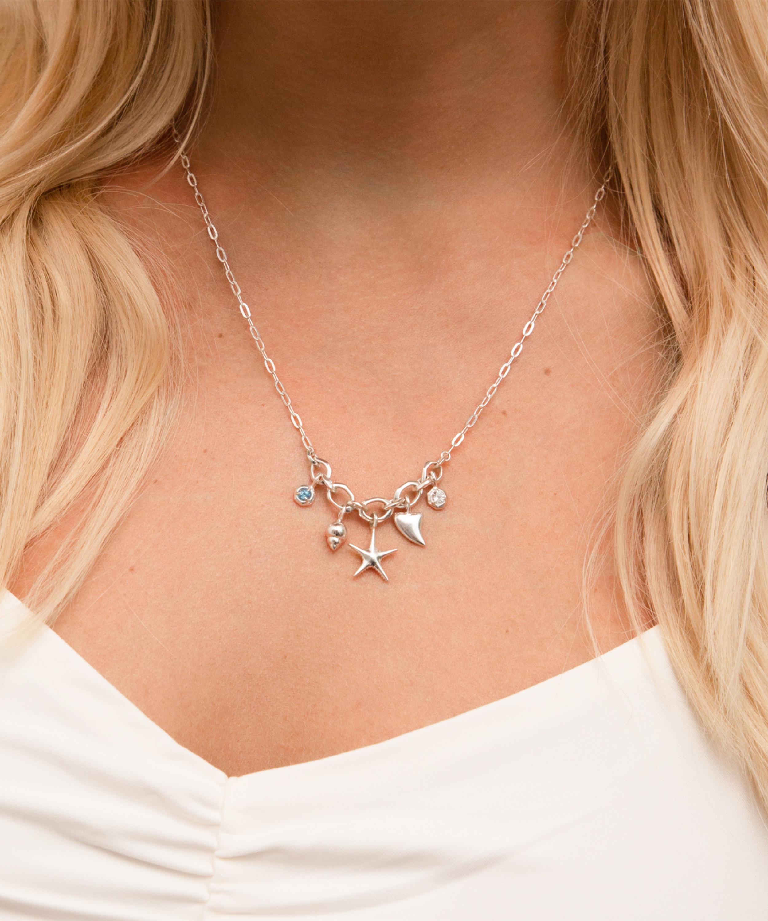 Dinny Hall - Sterling Silver Thalassa Ocean Treasures Charm Pendant Necklace image number 1