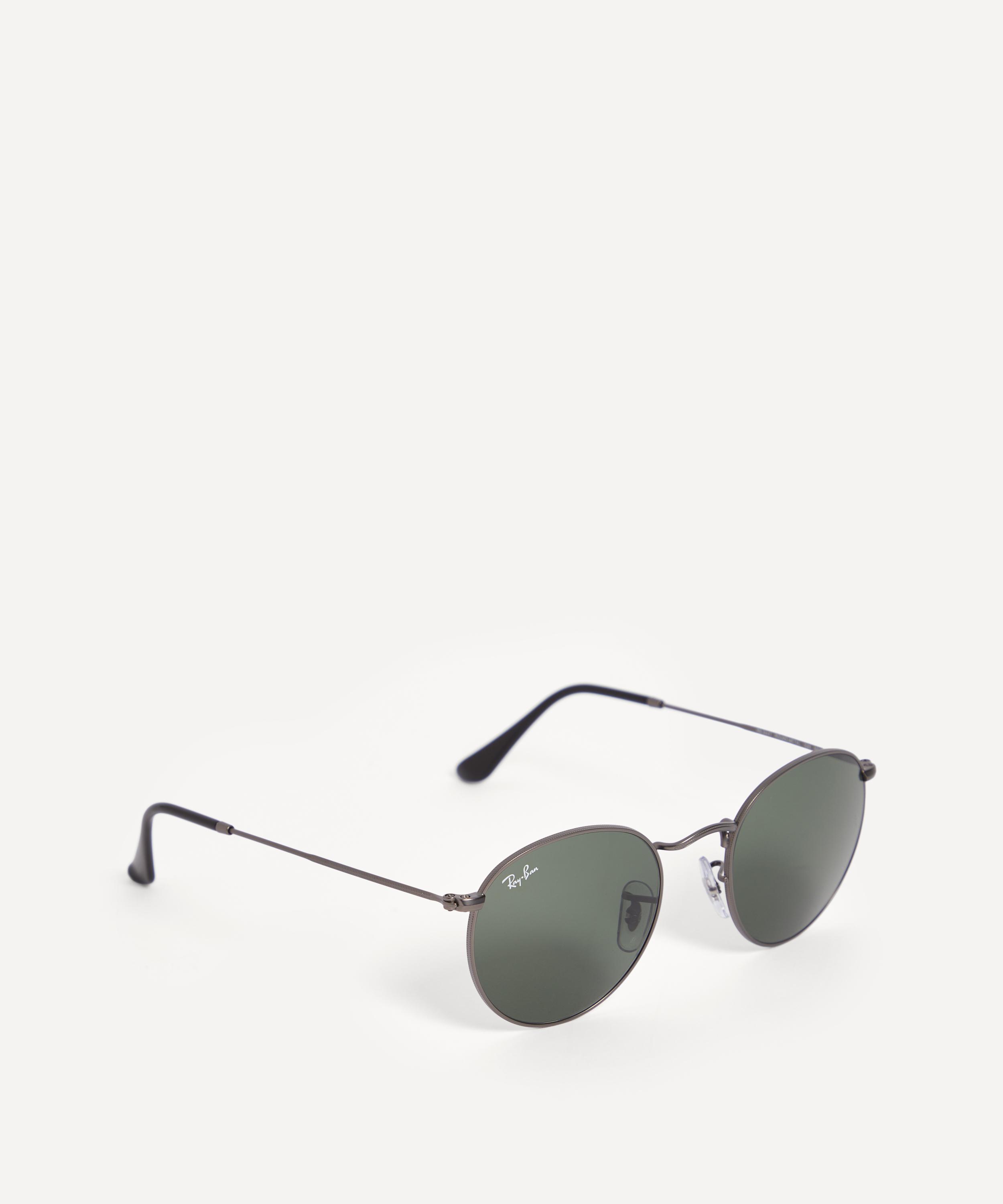 Ray-Ban - Round Black Metal Sunglasses image number 1