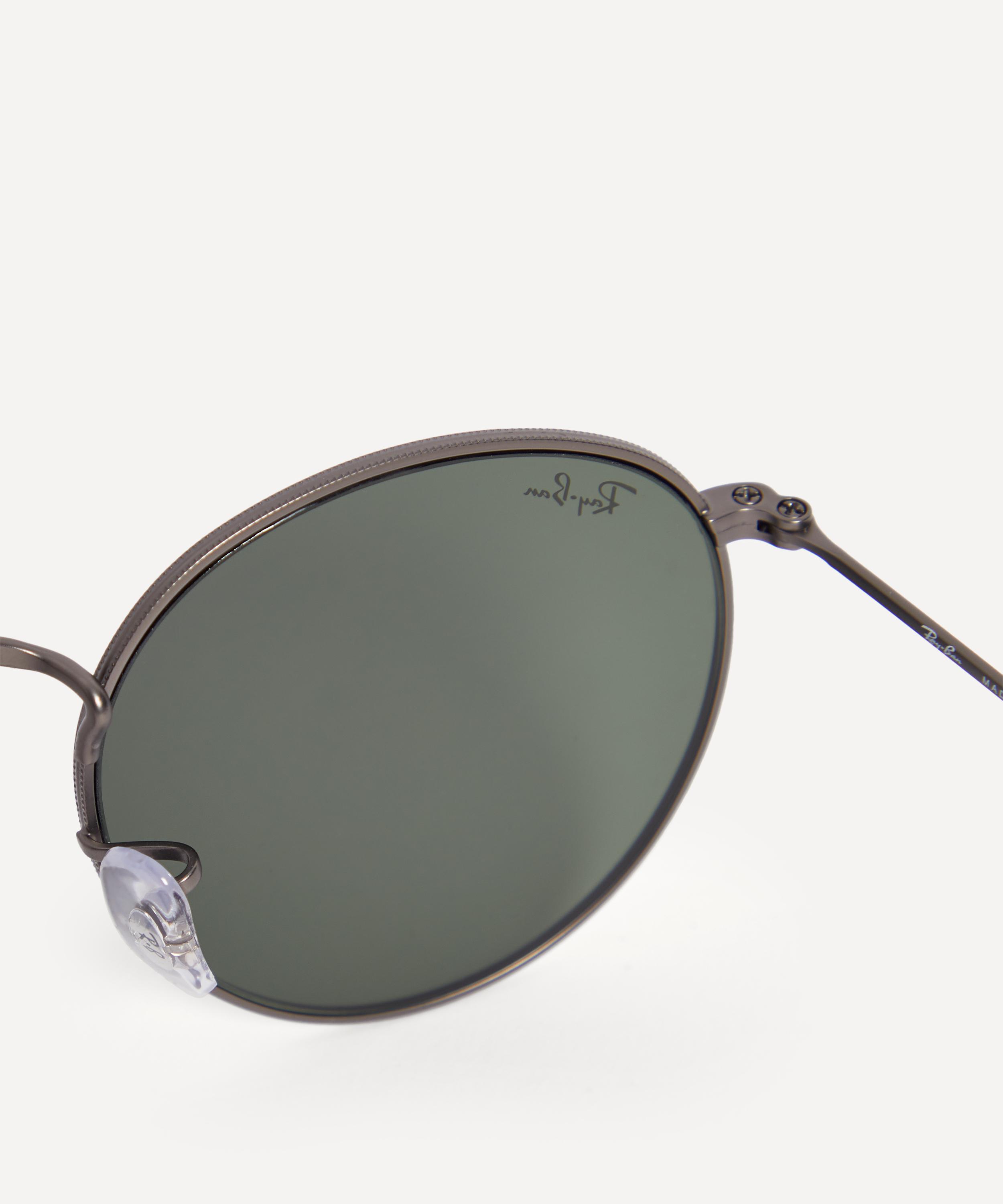 Ray-Ban - Round Black Metal Sunglasses image number 2