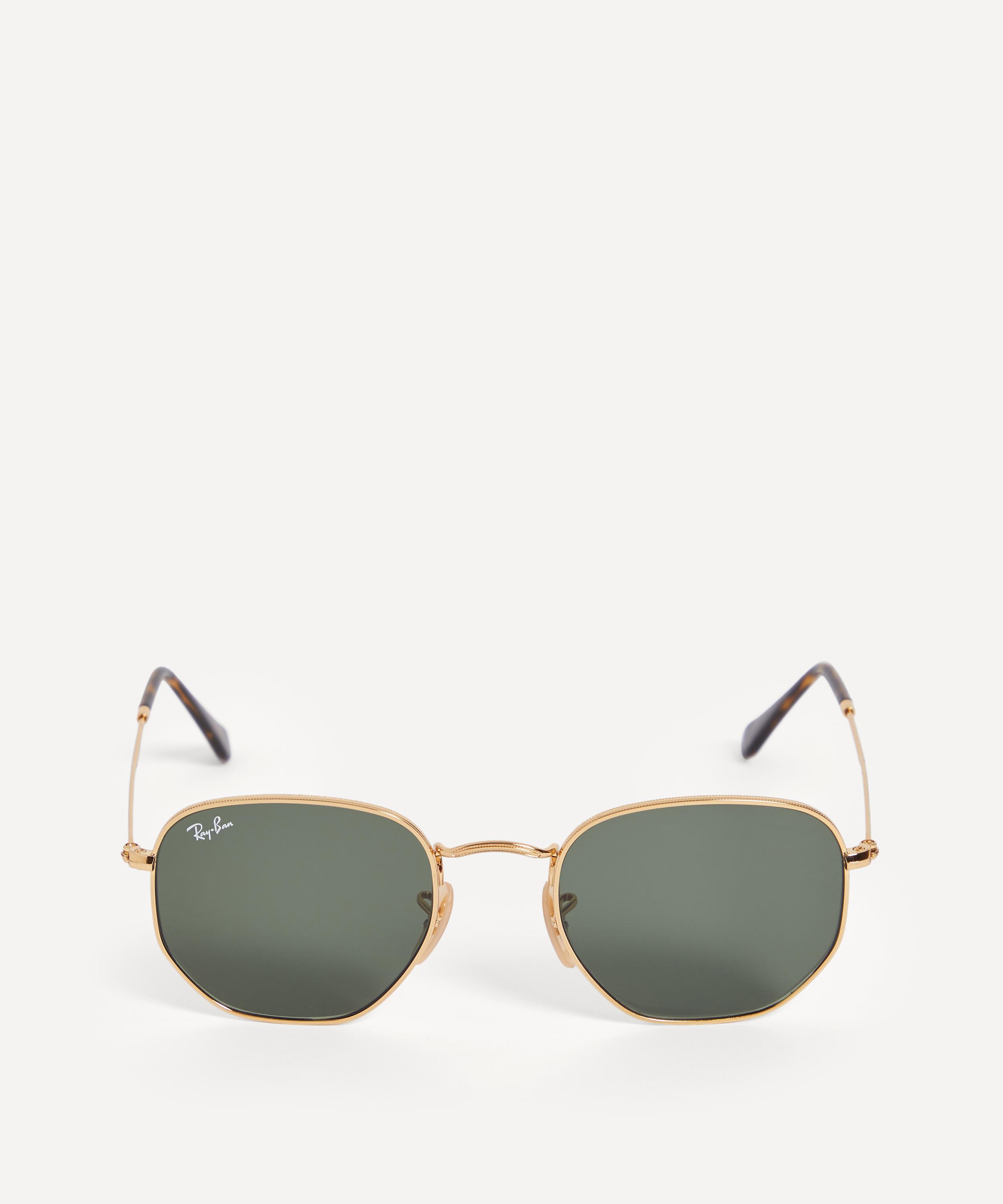 Ray-Ban - Hexagonal Gold-Tone Metal Sunglasses image number 0