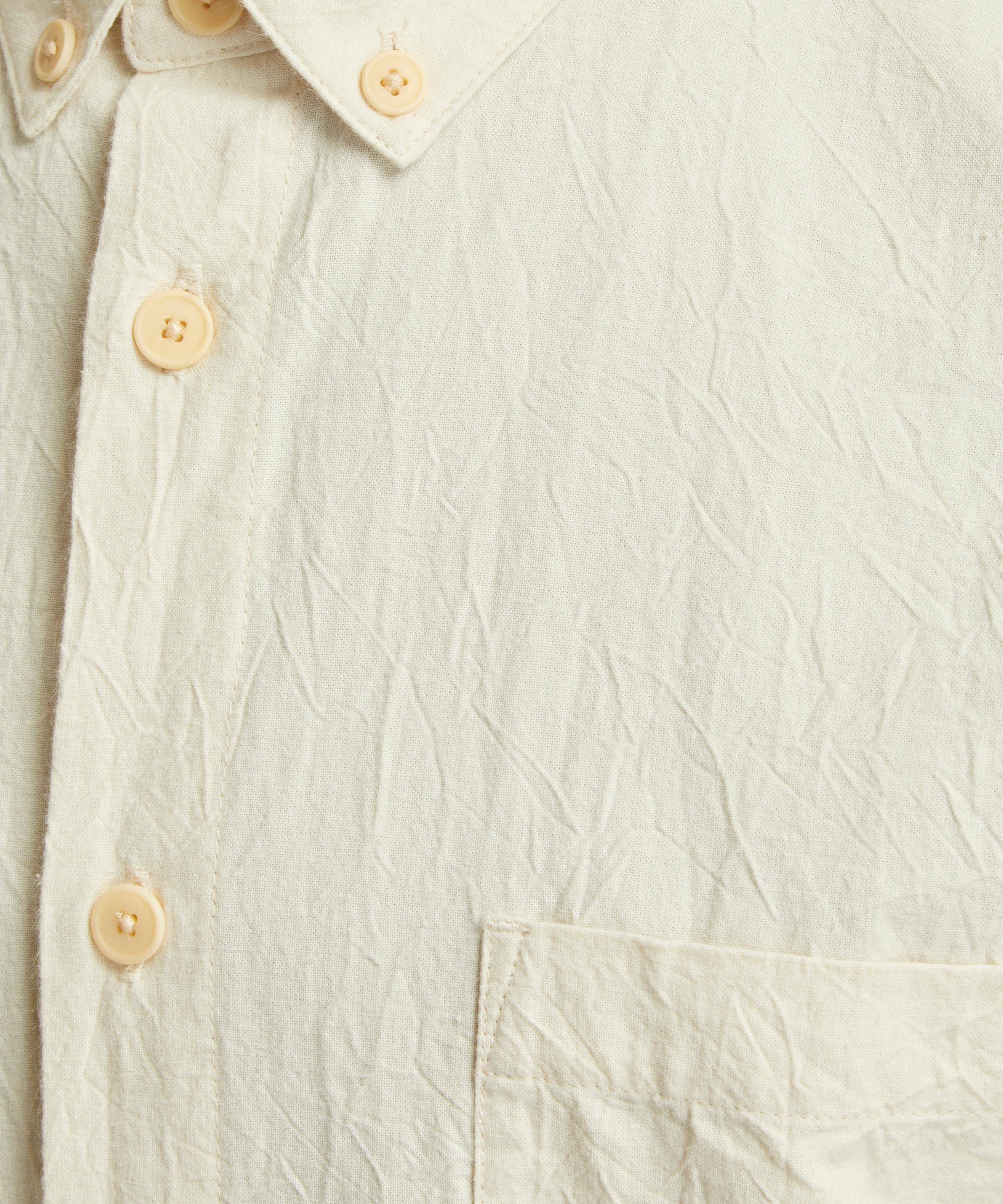 Folk Relaxed Fit Ecru Crinkle Shirt | Liberty