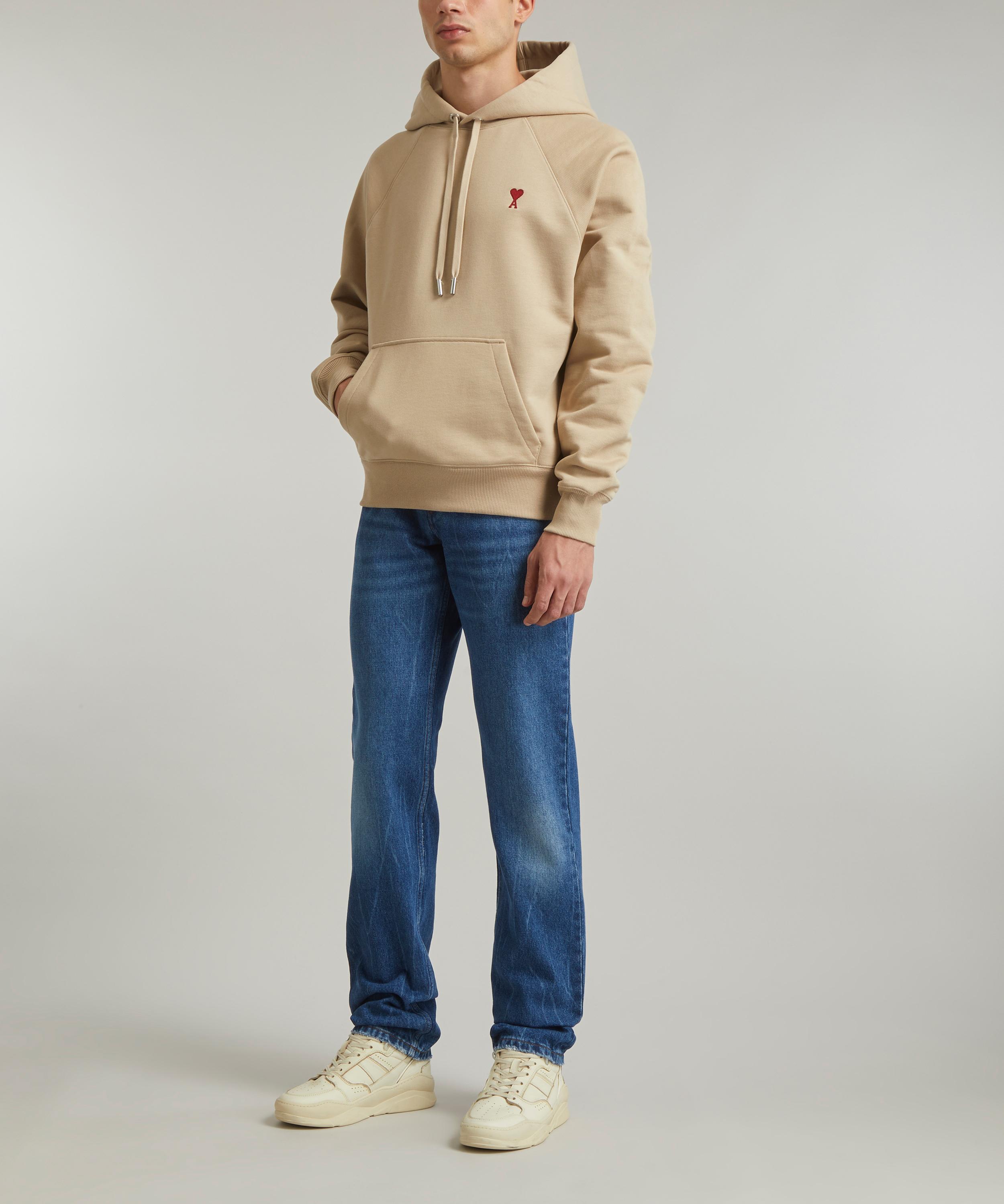 Ami - Straight-Leg Washed Denim Jeans image number 1