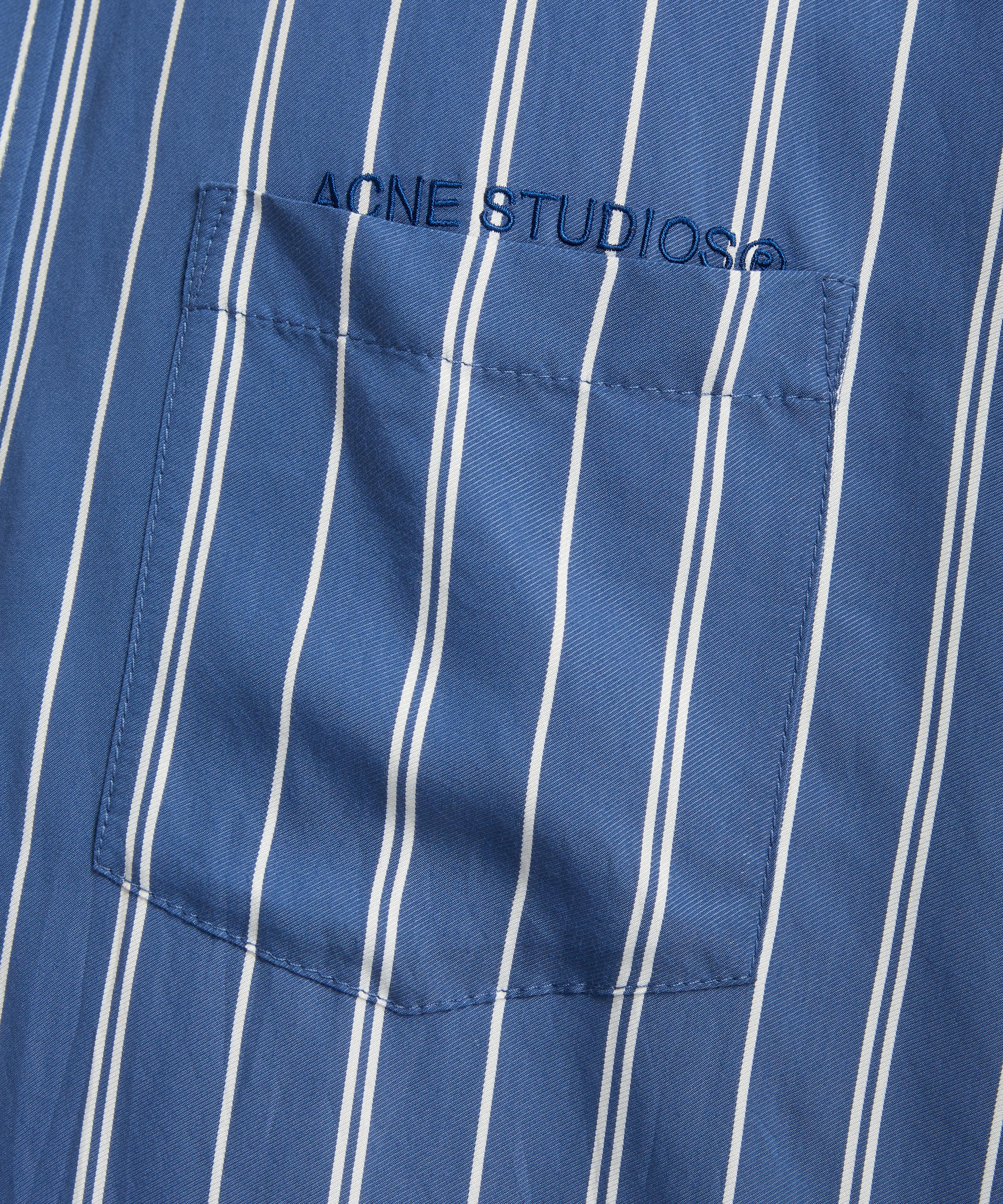 Acne Studios - Striped Button-Up Shirt image number 4