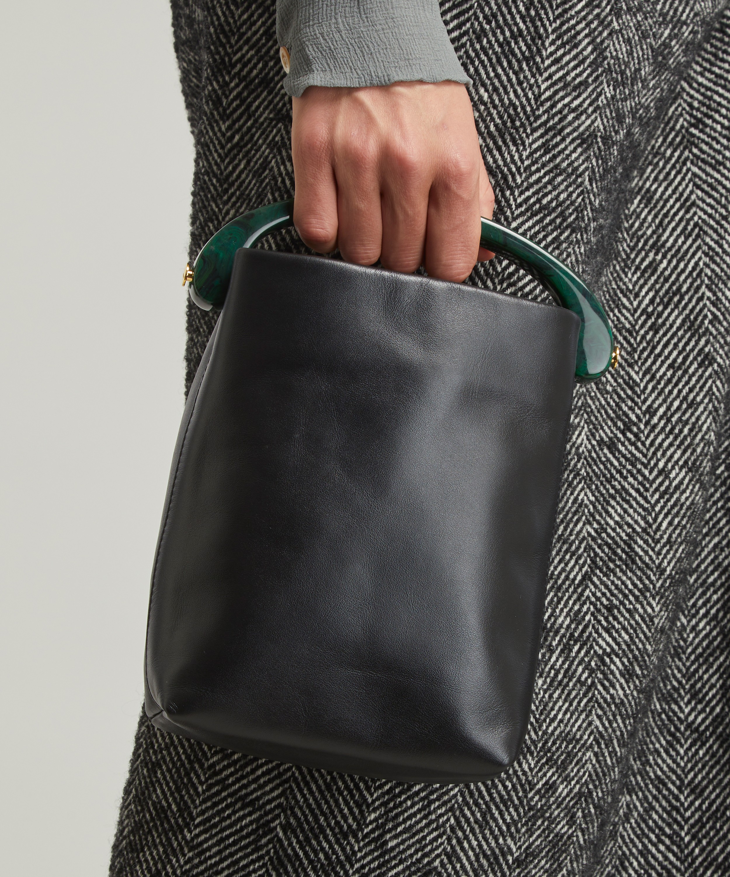 Dries Van Noten Crisp Small Leather Tote Bag | Liberty