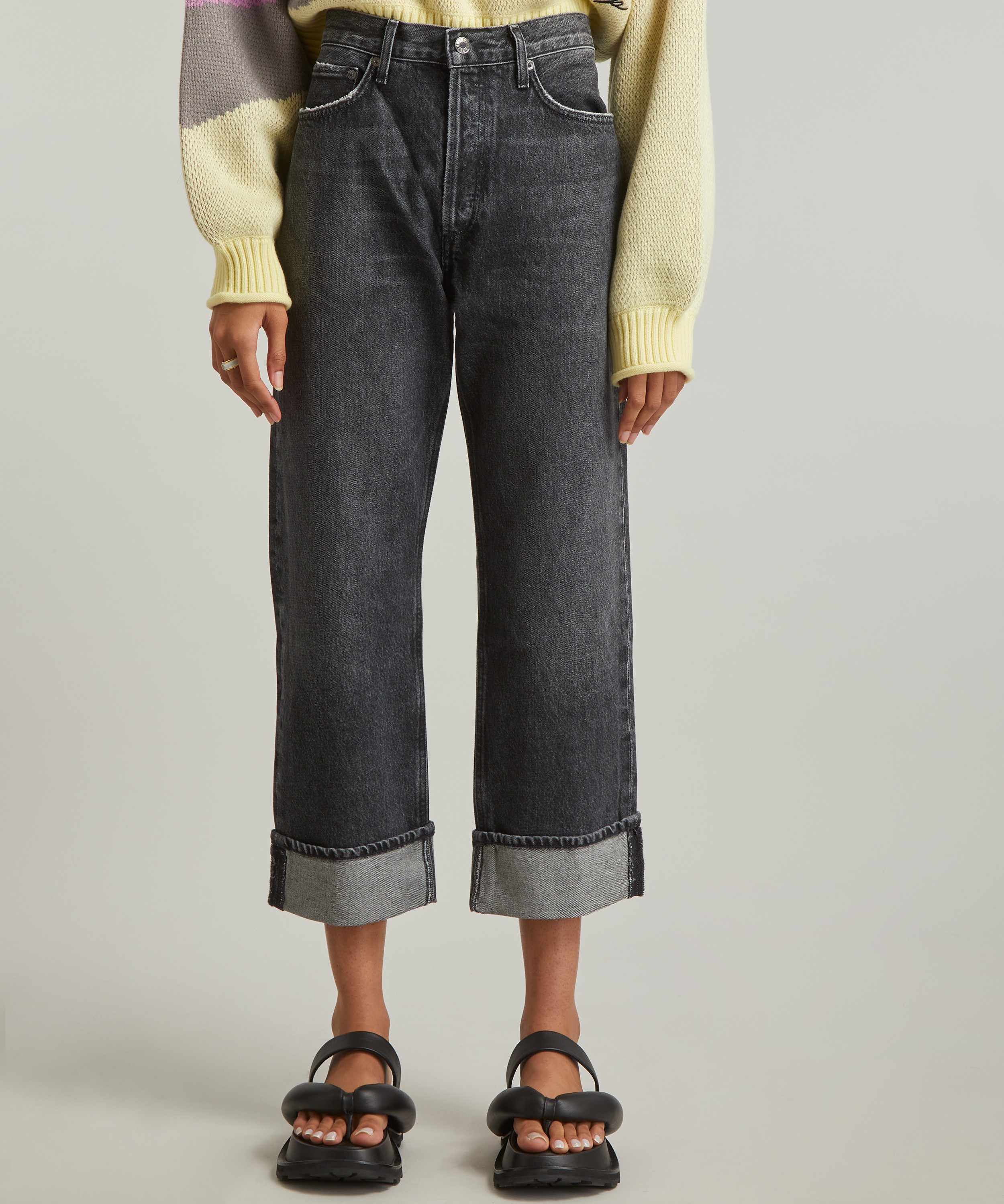 AGOLDE Fran Low Slung Straight Jeans Liberty