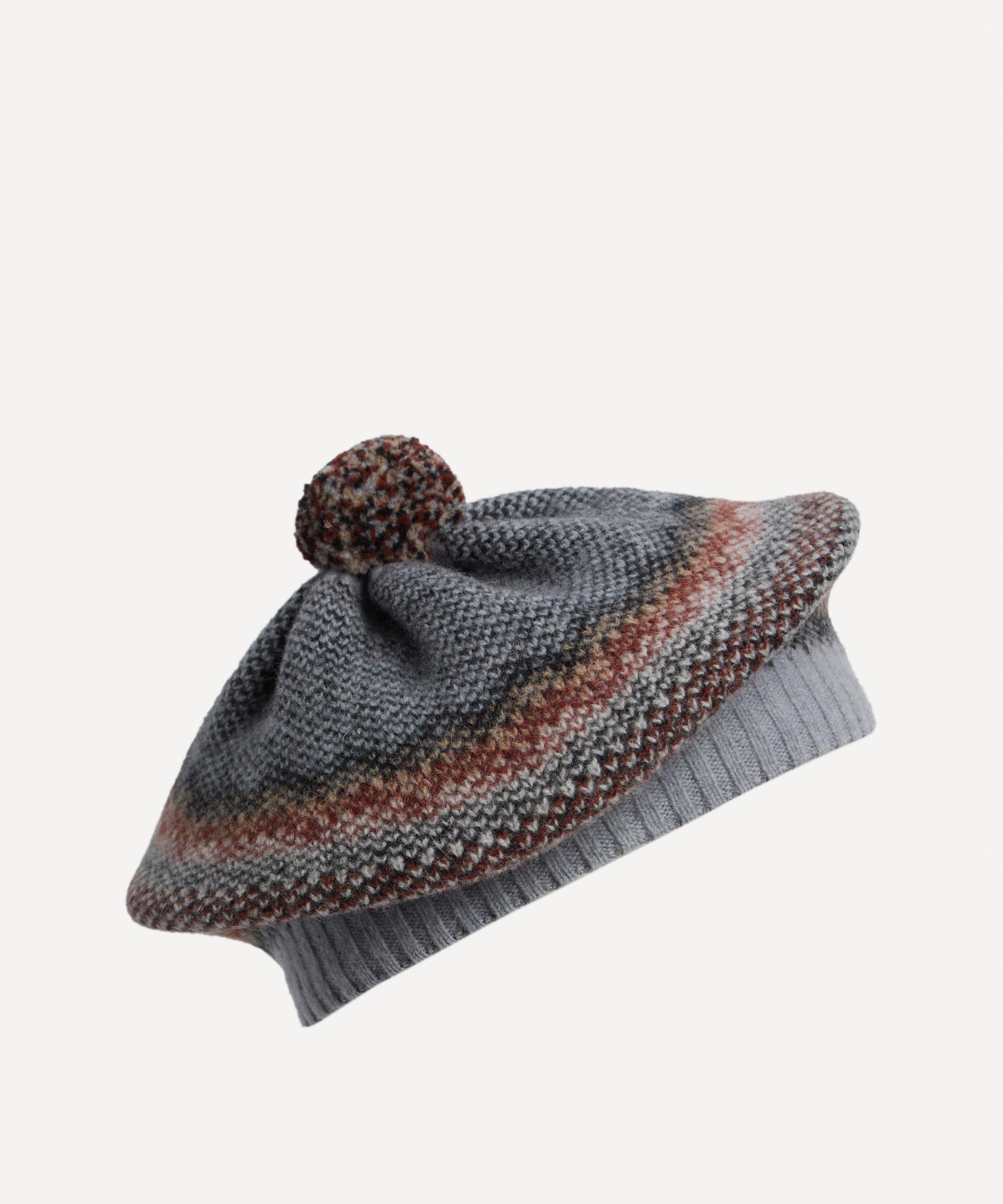 Quinton Chadwick - Tweed Pattern Wool Beret image number 0