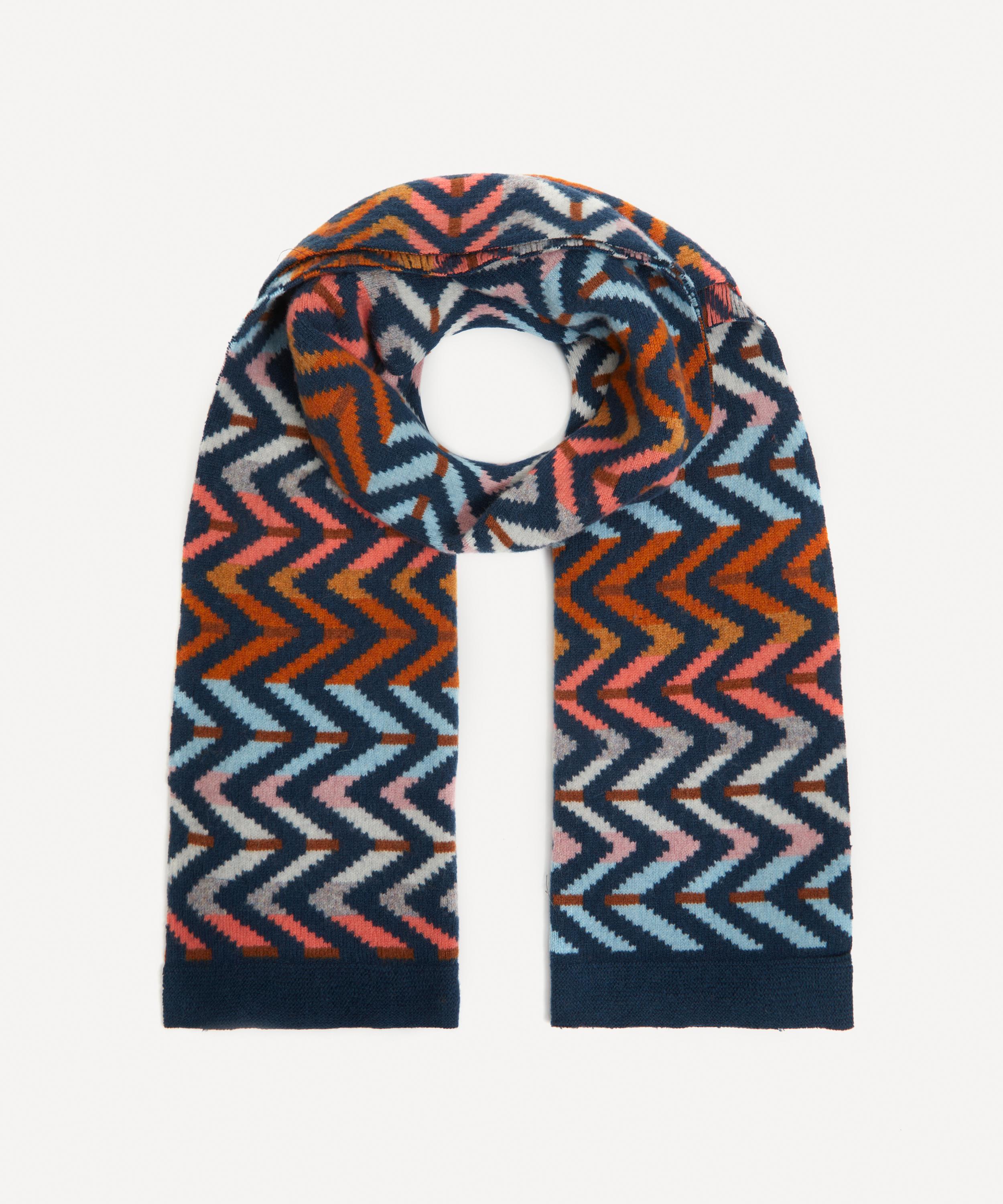 Quinton Chadwick - Large Zig Zag Wool Scarf image number 0