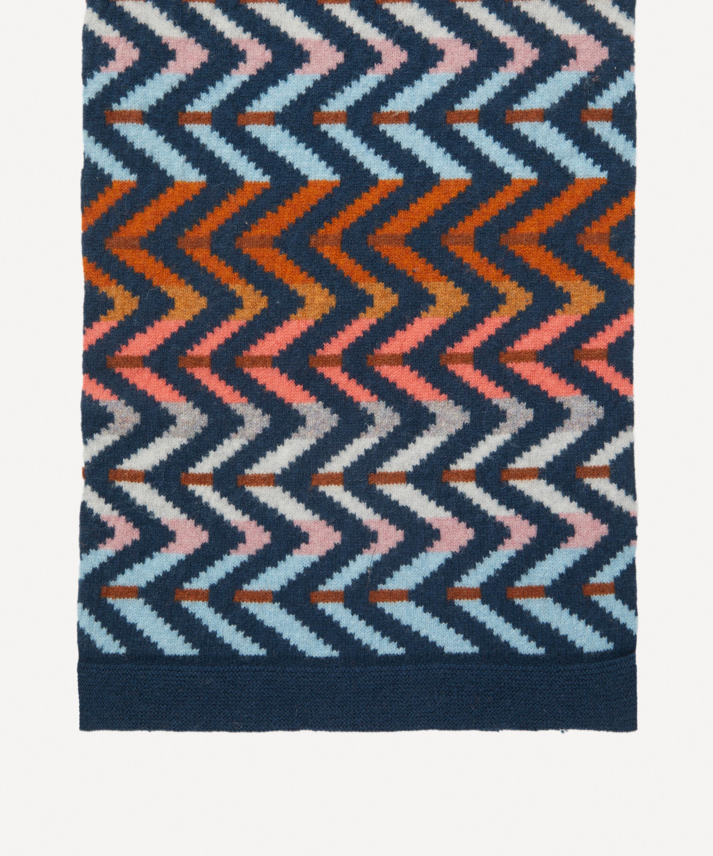 Quinton Chadwick - Large Zig Zag Wool Scarf image number 2