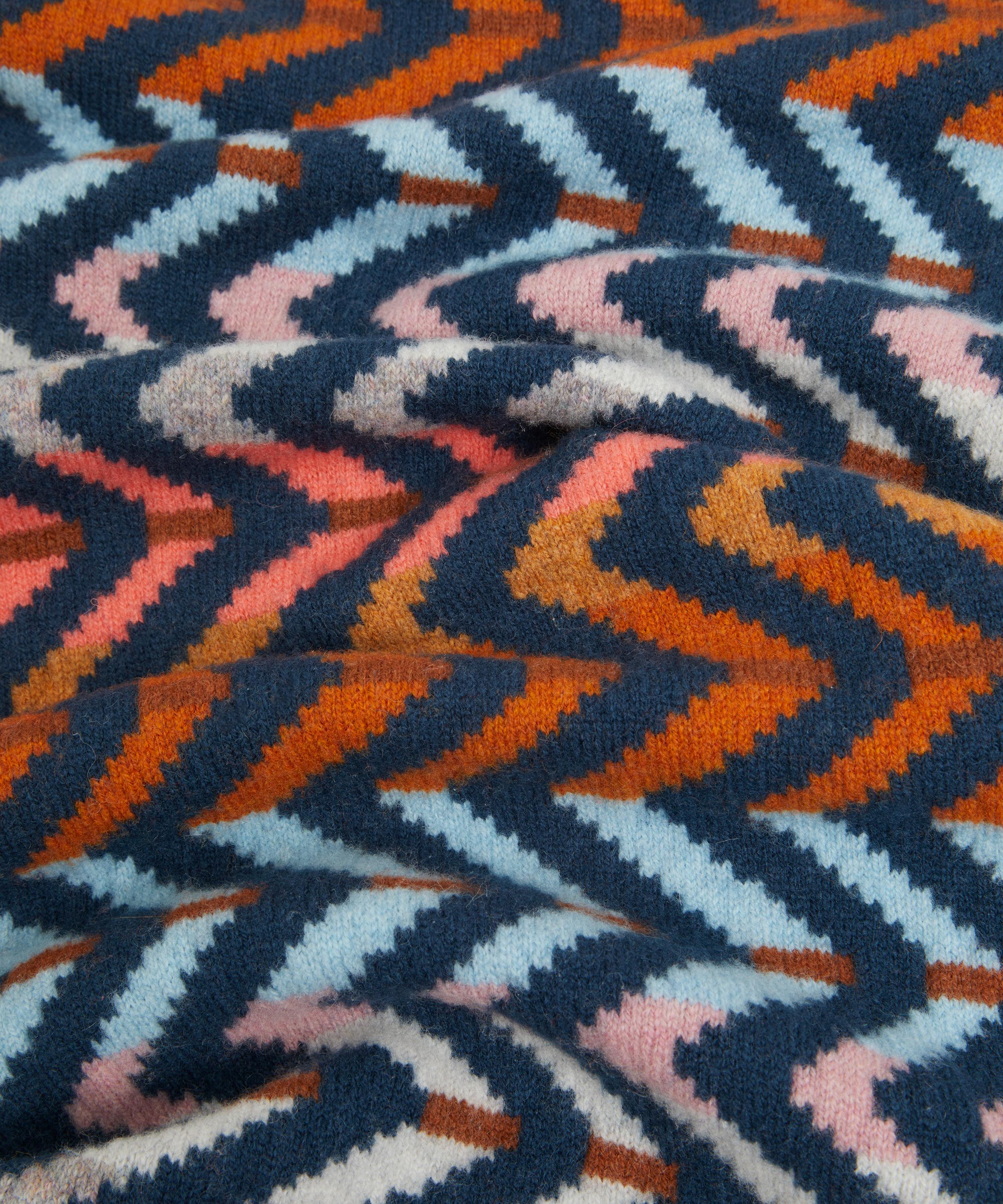 Quinton Chadwick - Large Zig Zag Wool Scarf image number 3