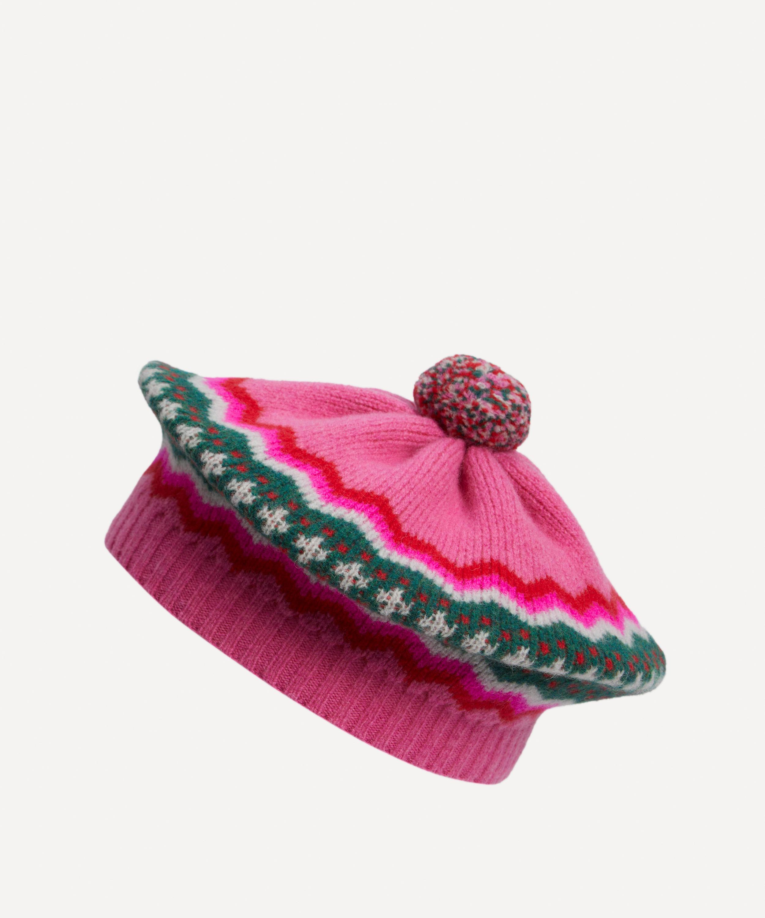 Quinton Chadwick - Zig Zag Wool Beret image number 1