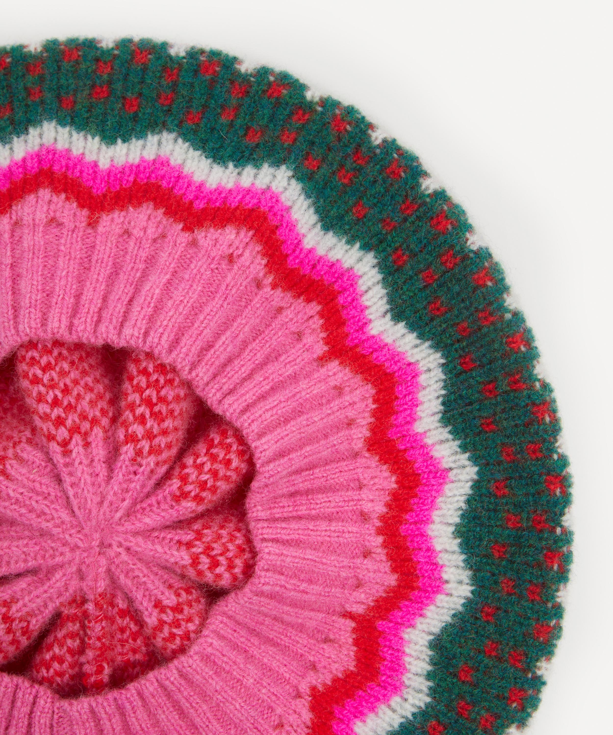 Quinton Chadwick - Zig Zag Wool Beret image number 3