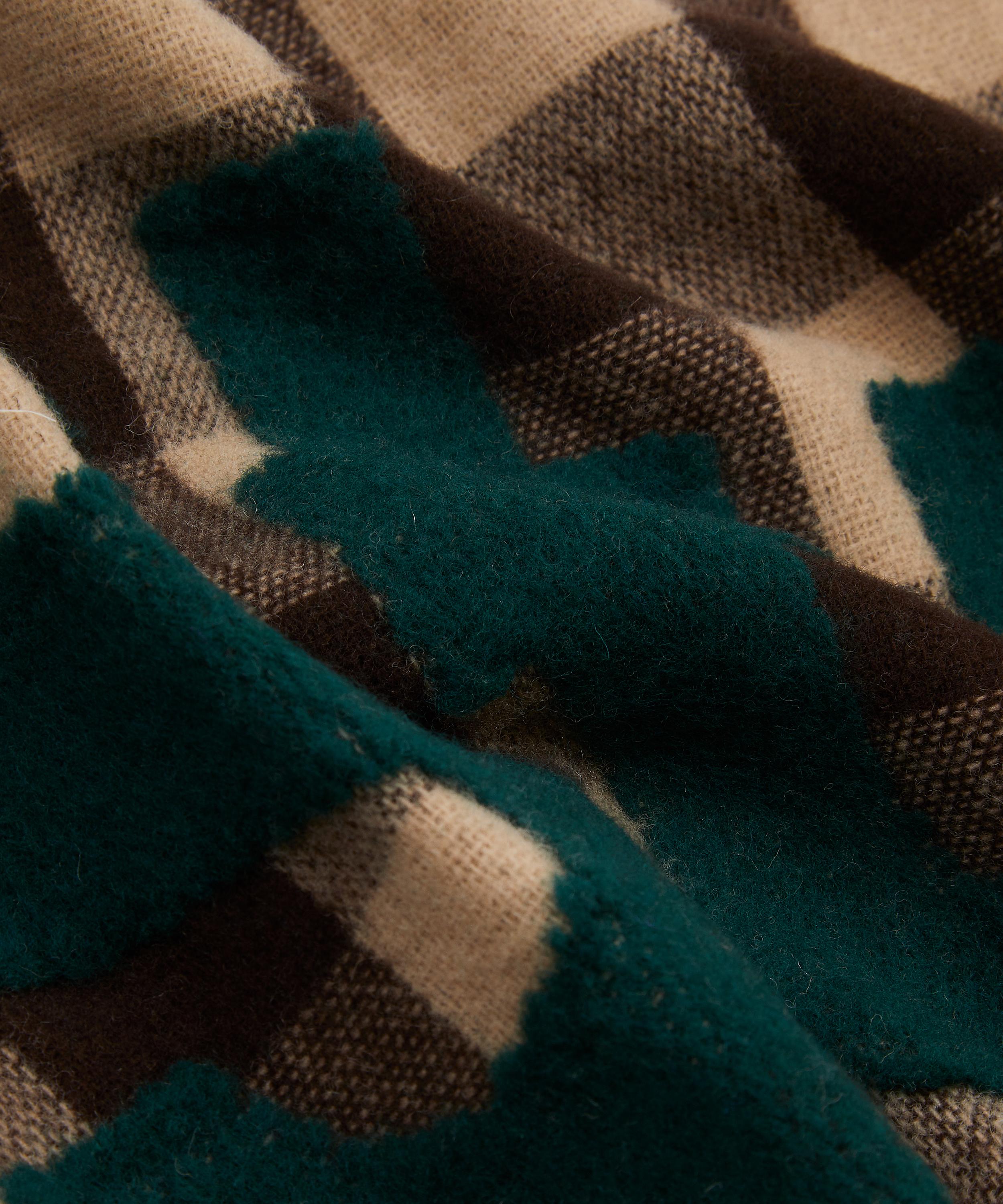 Acne Studios - Check Logo Scarf image number 3