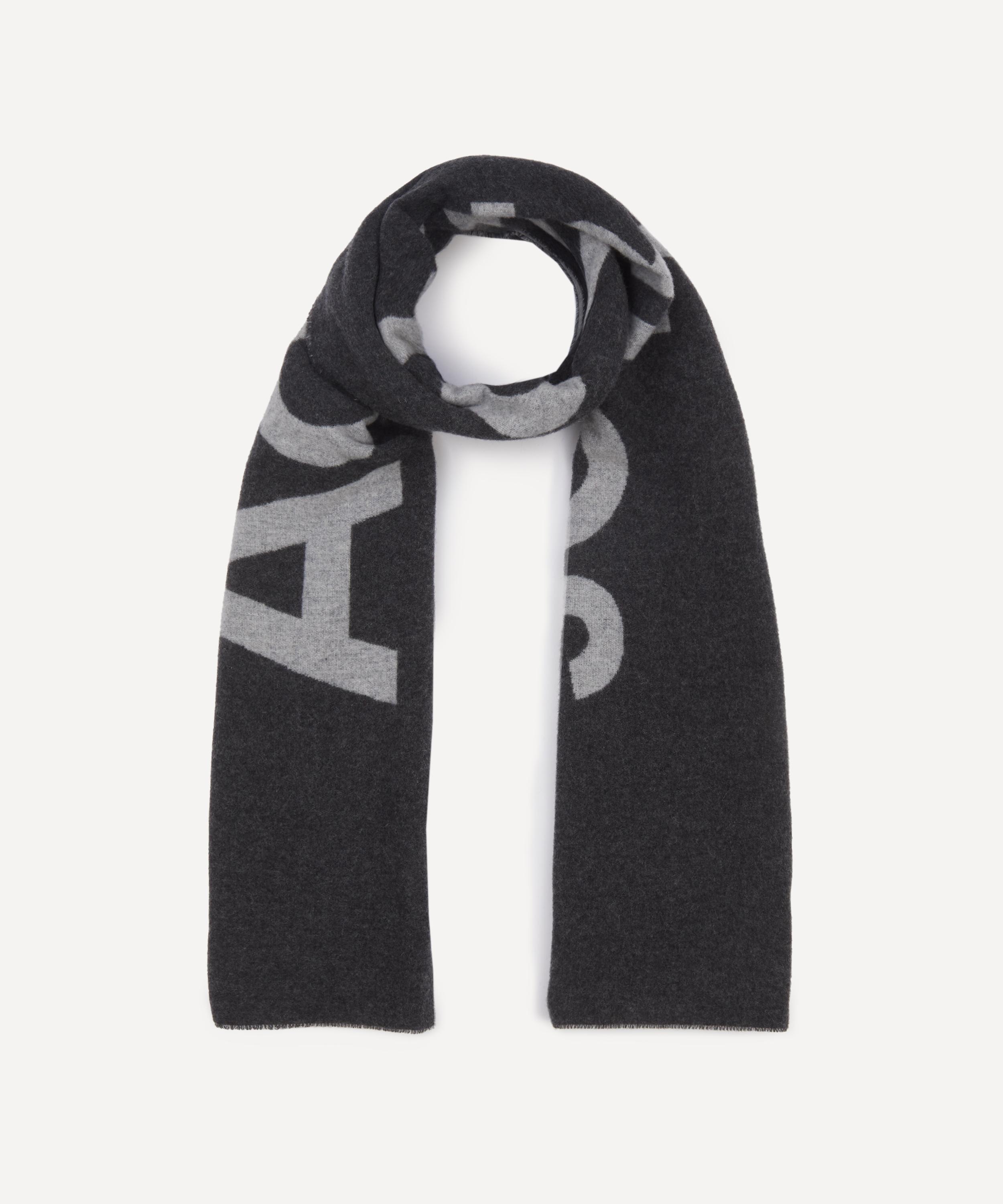 ACNE STUDIOS WOOL LOGO STOLE