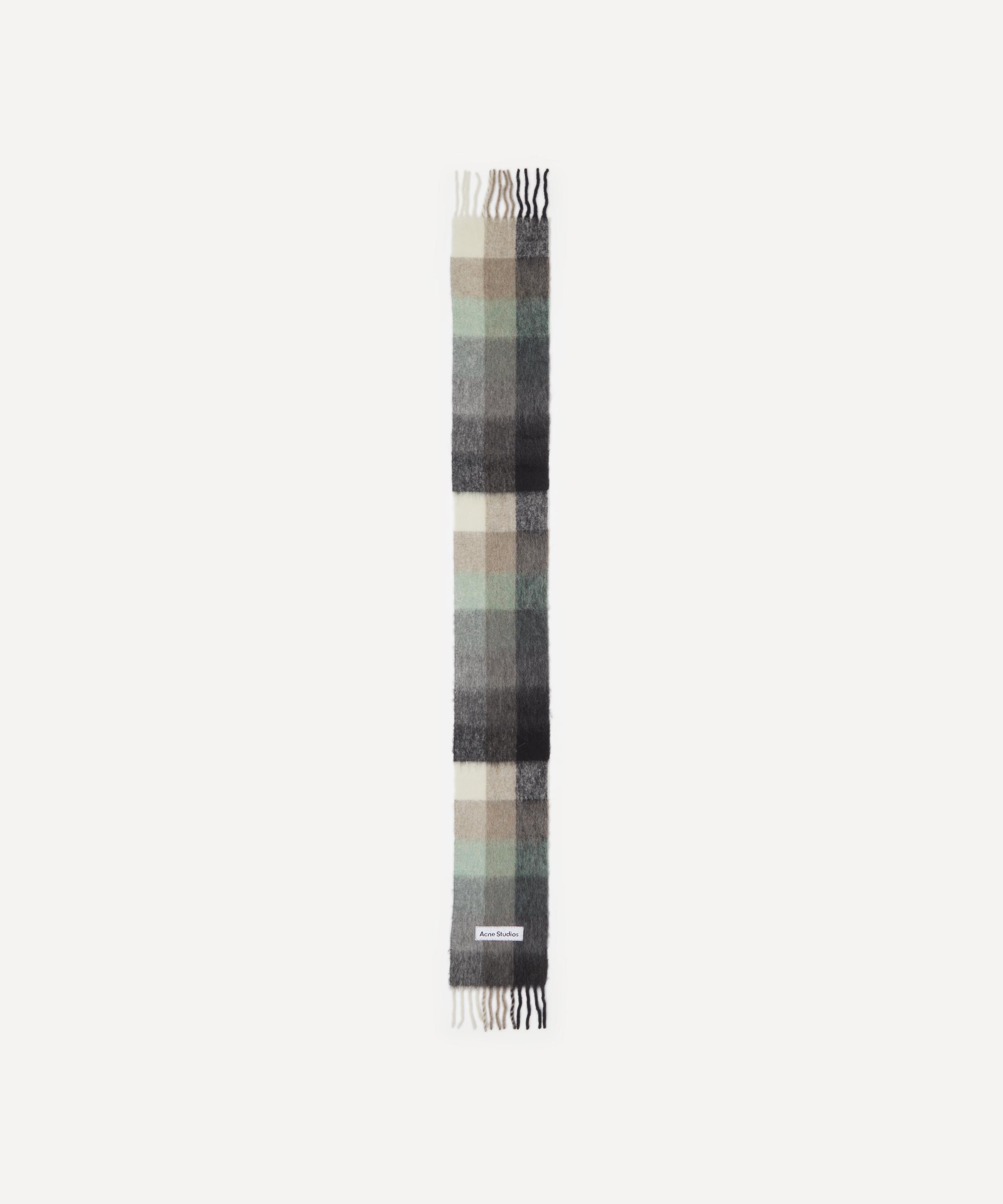 Acne Studios - Mohair Checked Scarf image number 1