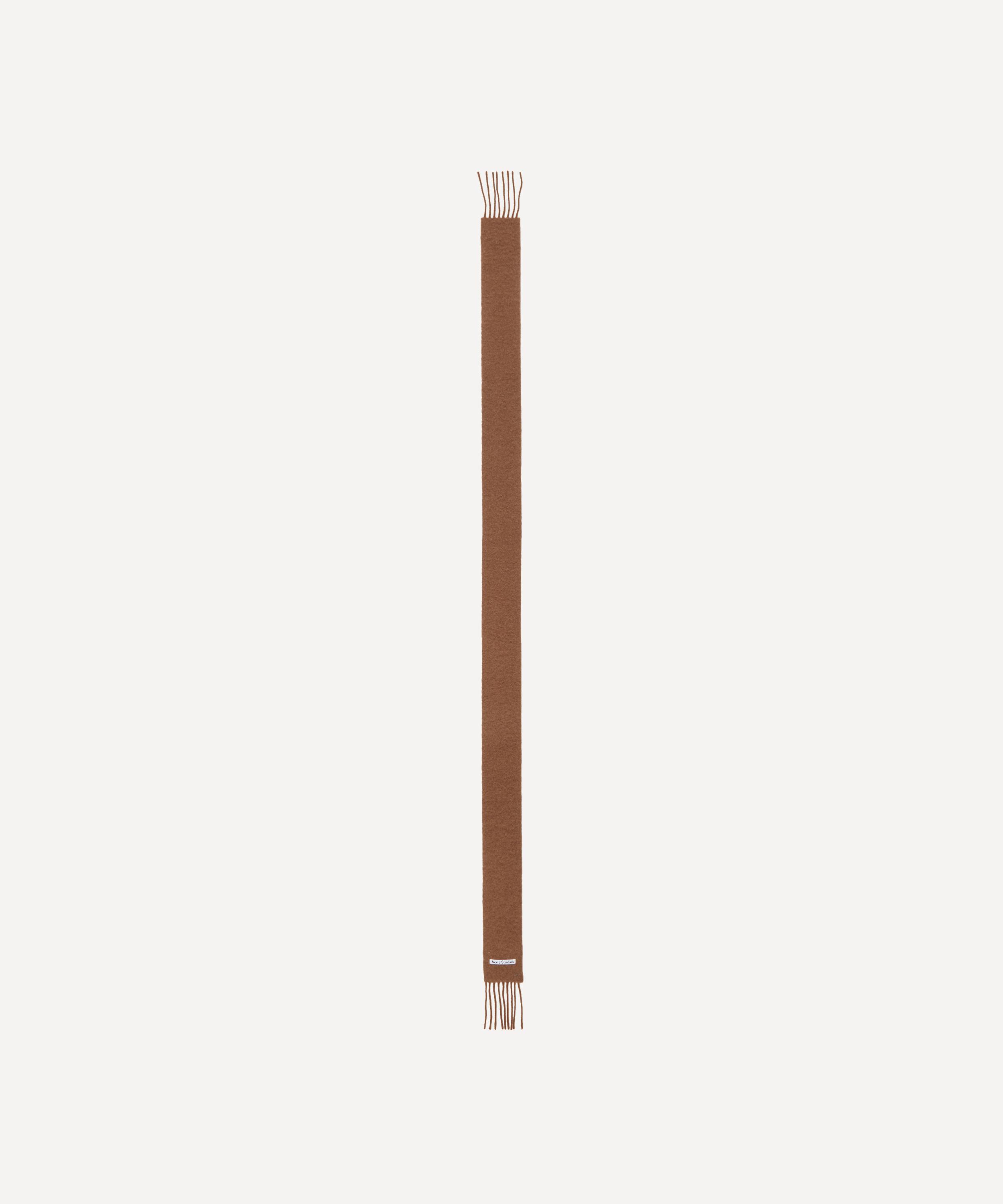 Acne Studios - Skinny Wool-Alpaca Fringe Scarf image number 1