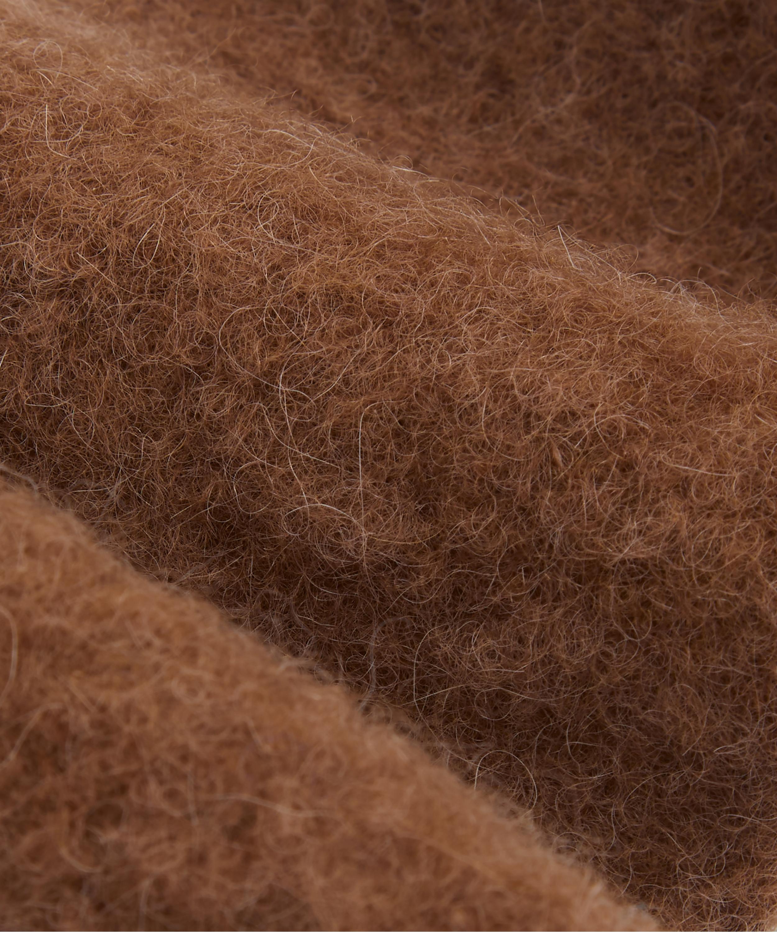Acne Studios - Skinny Wool-Alpaca Fringe Scarf image number 3