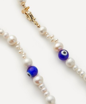 Martha Calvo - Mini Naxos Evil Eye Bead Necklace image number 1