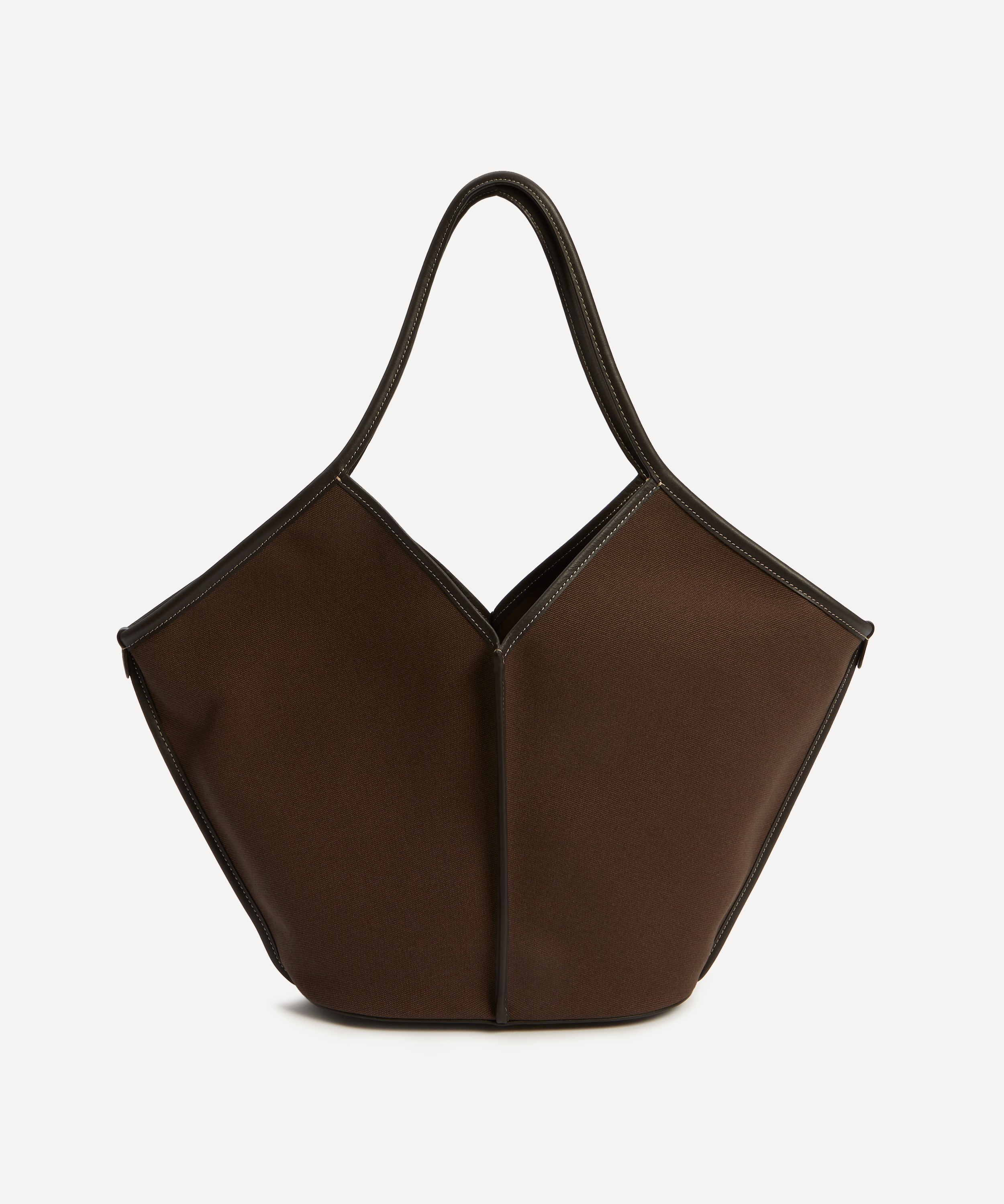 Calella Tote — Beige/Chestnut – La Garçonne