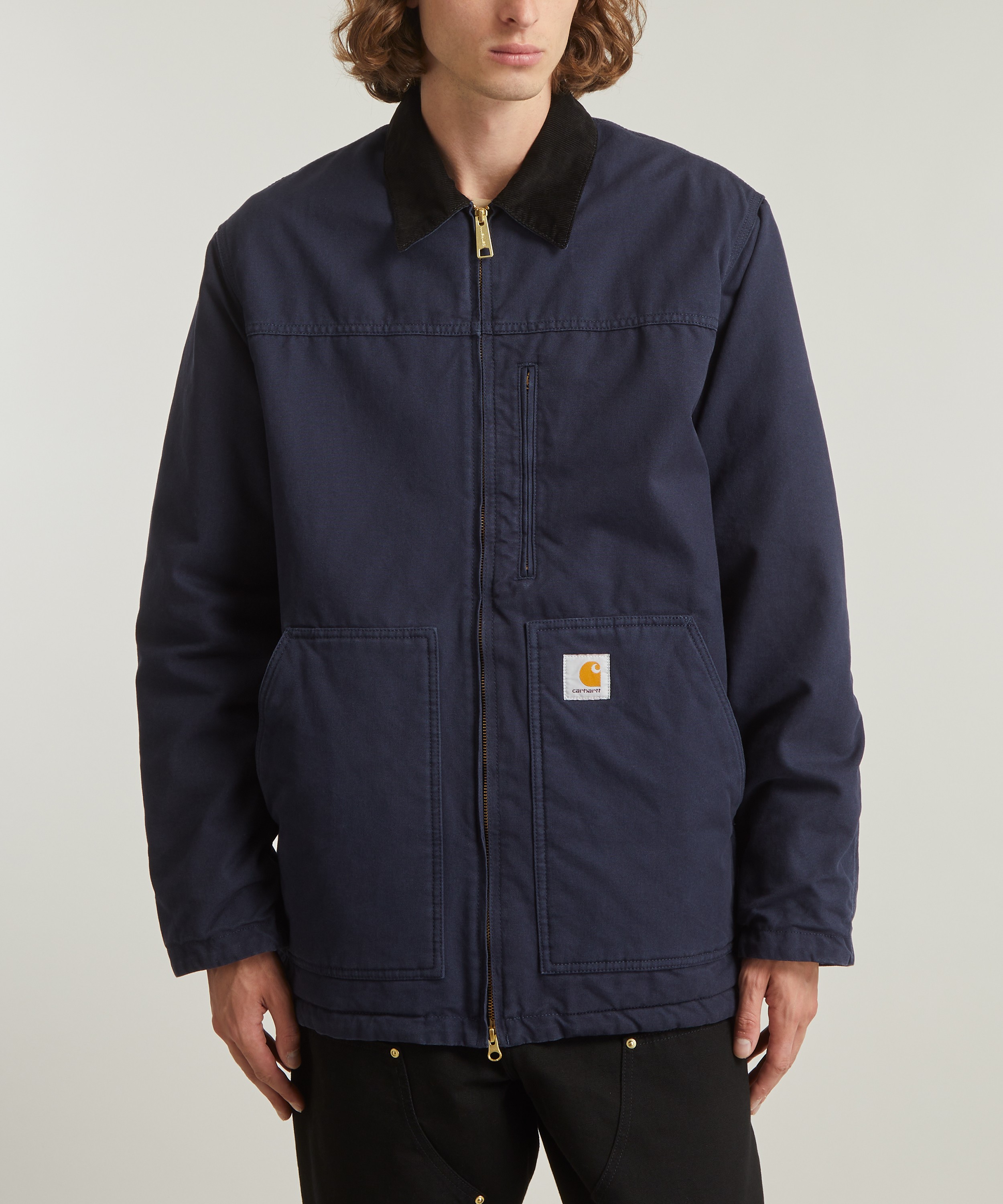 French Cotton Twill Chore Jacket Navy Blue – Wolf Clothing Collective Ltd